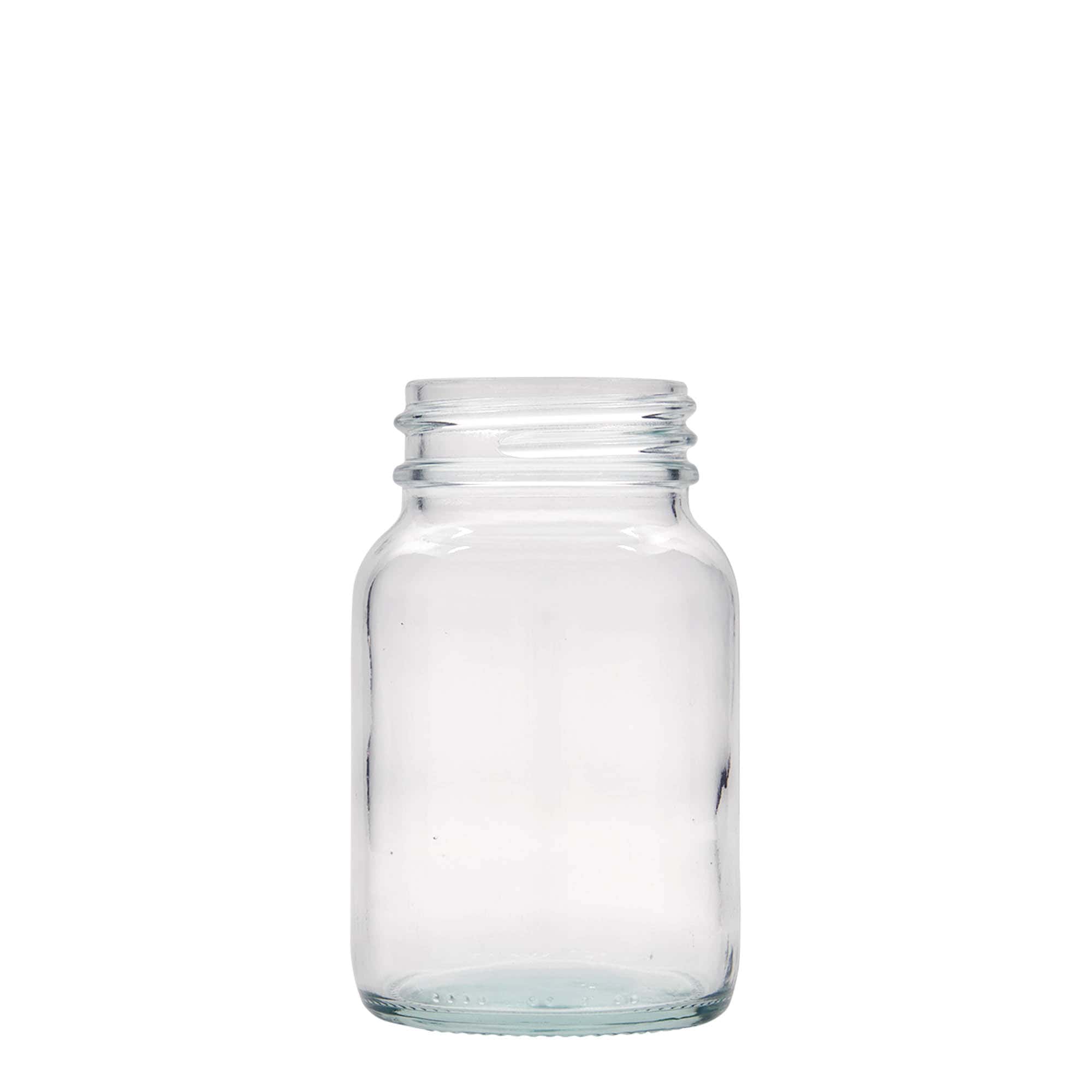 Sklenice s širokým hrdlem 250 ml, uzávěr: DIN 55