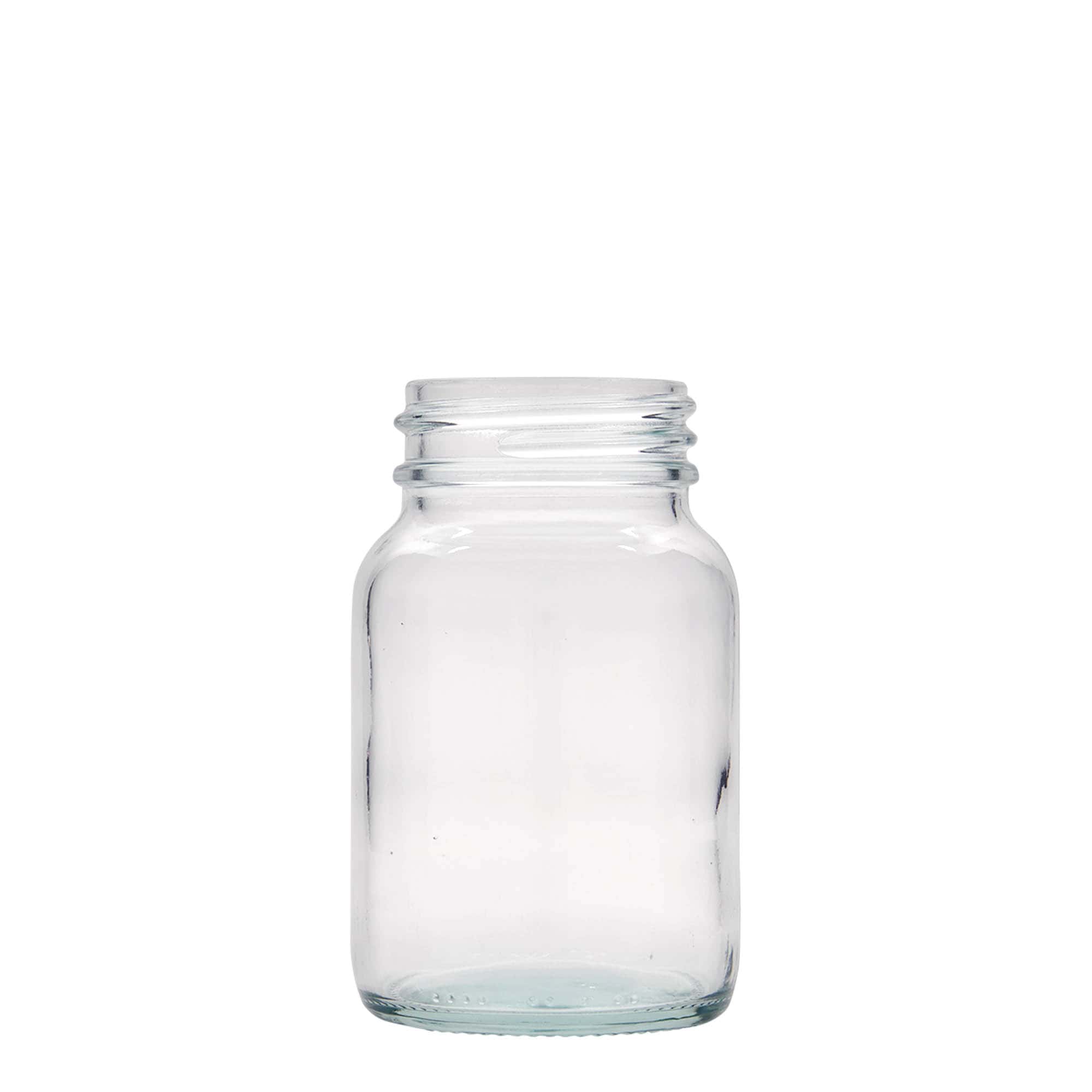 250 ml širokohrdlá sklenice, hrdlo: DIN 55