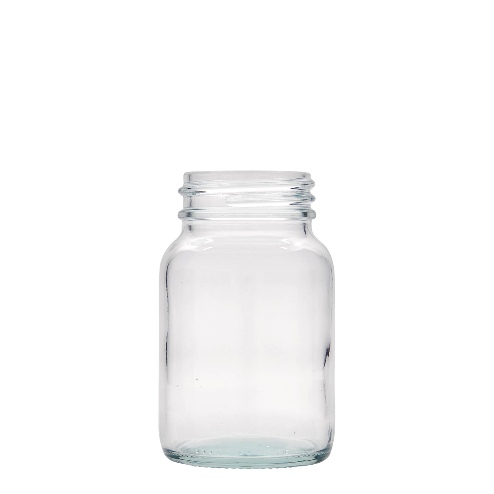 250 ml širokohrdlá sklenice, hrdlo: DIN 55