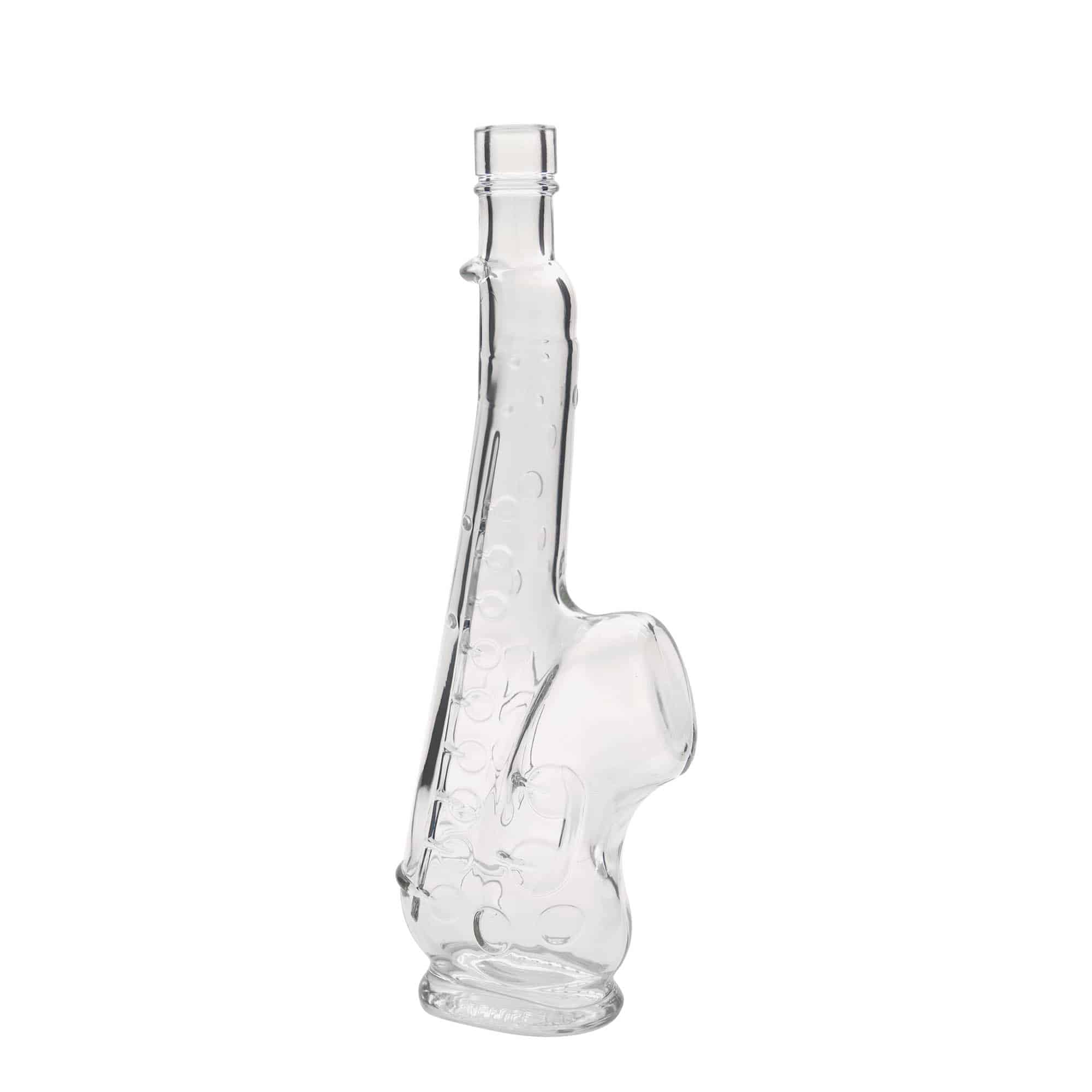 500 ml skleněná lahev 'Saxofon', hrdlo: korek