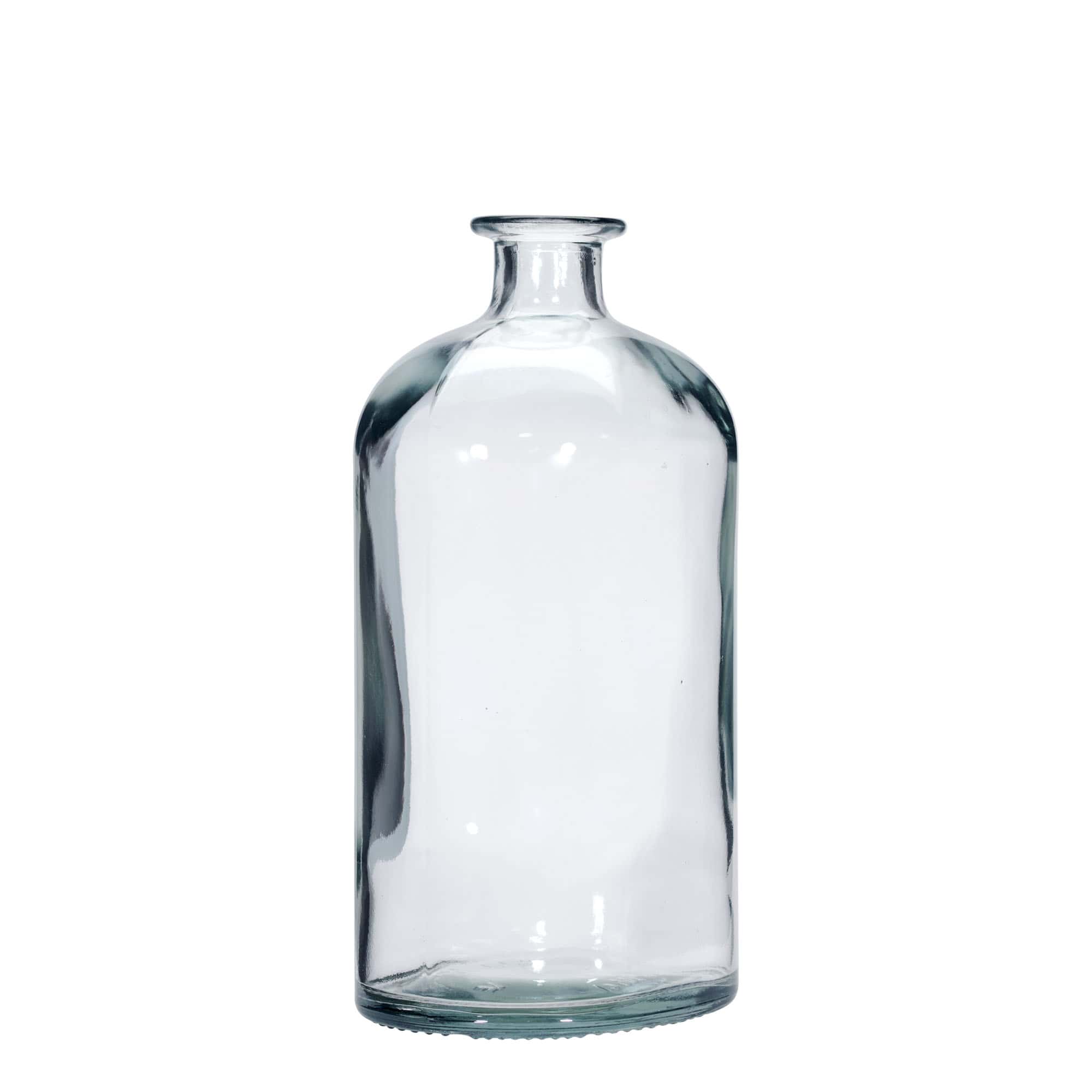 1.000 ml skleněná láhev 'Dundee', oválná, hrdlo: korek 1.000 ml skleněná láhev 'Dundee', oválná, hrdlo: korek