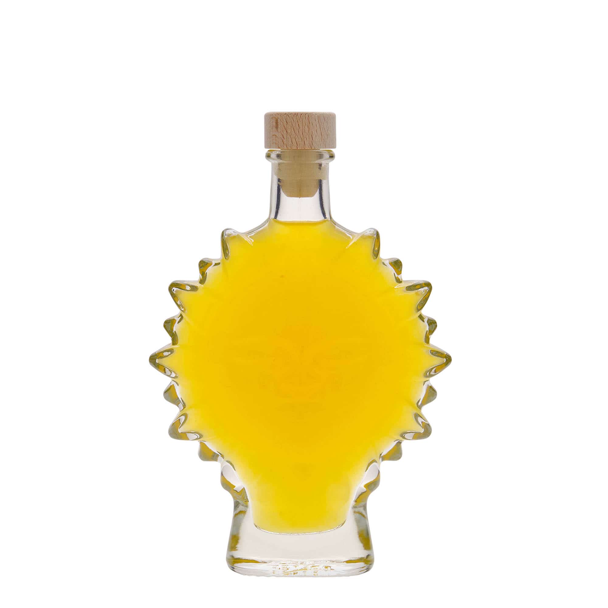 Skleněná lahev 200 ml 'Slunce', uzávěr: korek