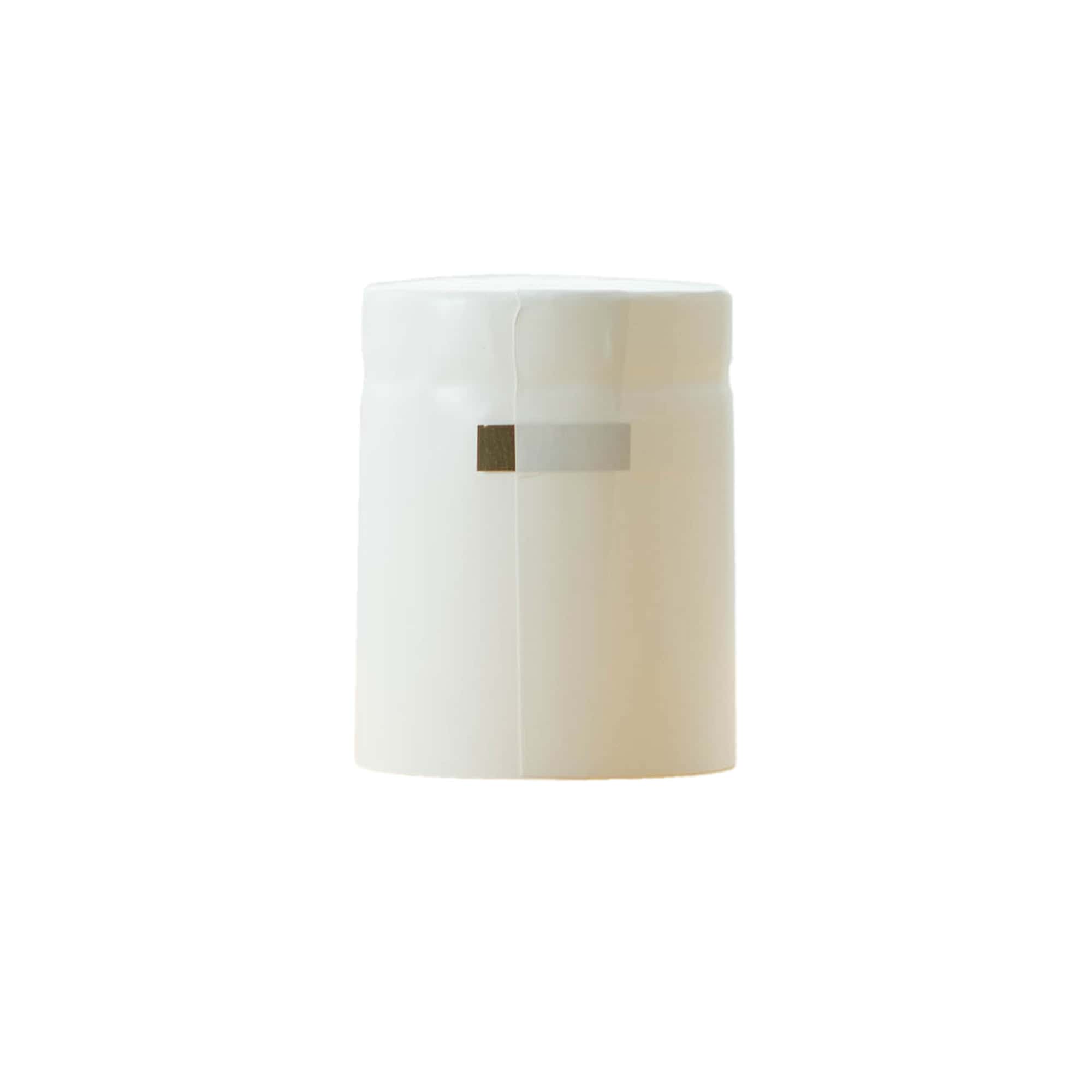 Smršťovací kapsle 32x41, plast PVC, bílá