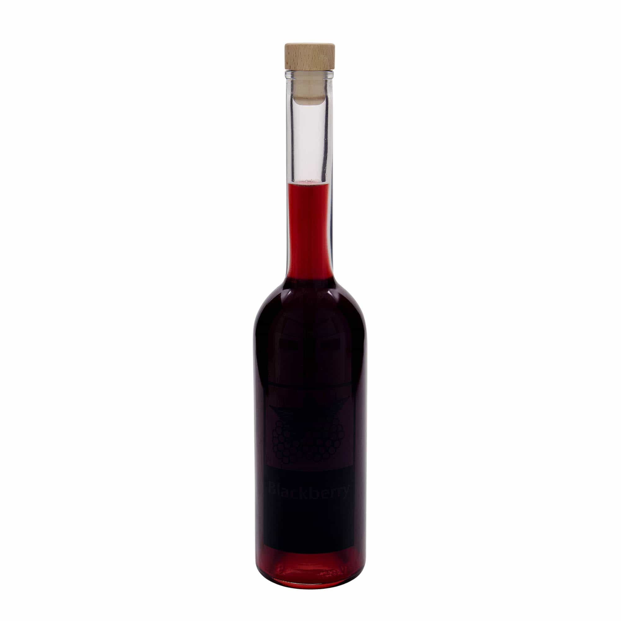 500 ml skleněná láhev 'Opera', motiv: ostružina, hrdlo: korek