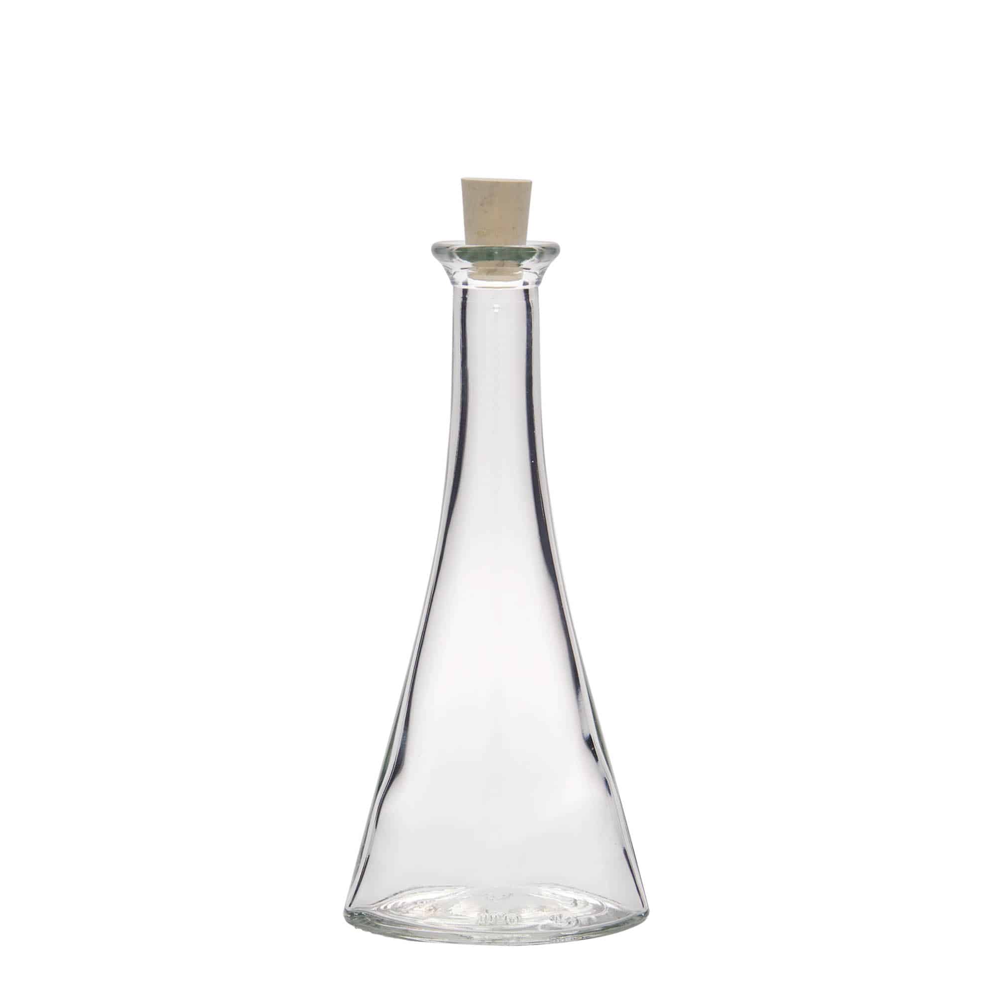 Skleněná lahev 100 ml 'Veronica', půlkulatá, uzávěr: korek