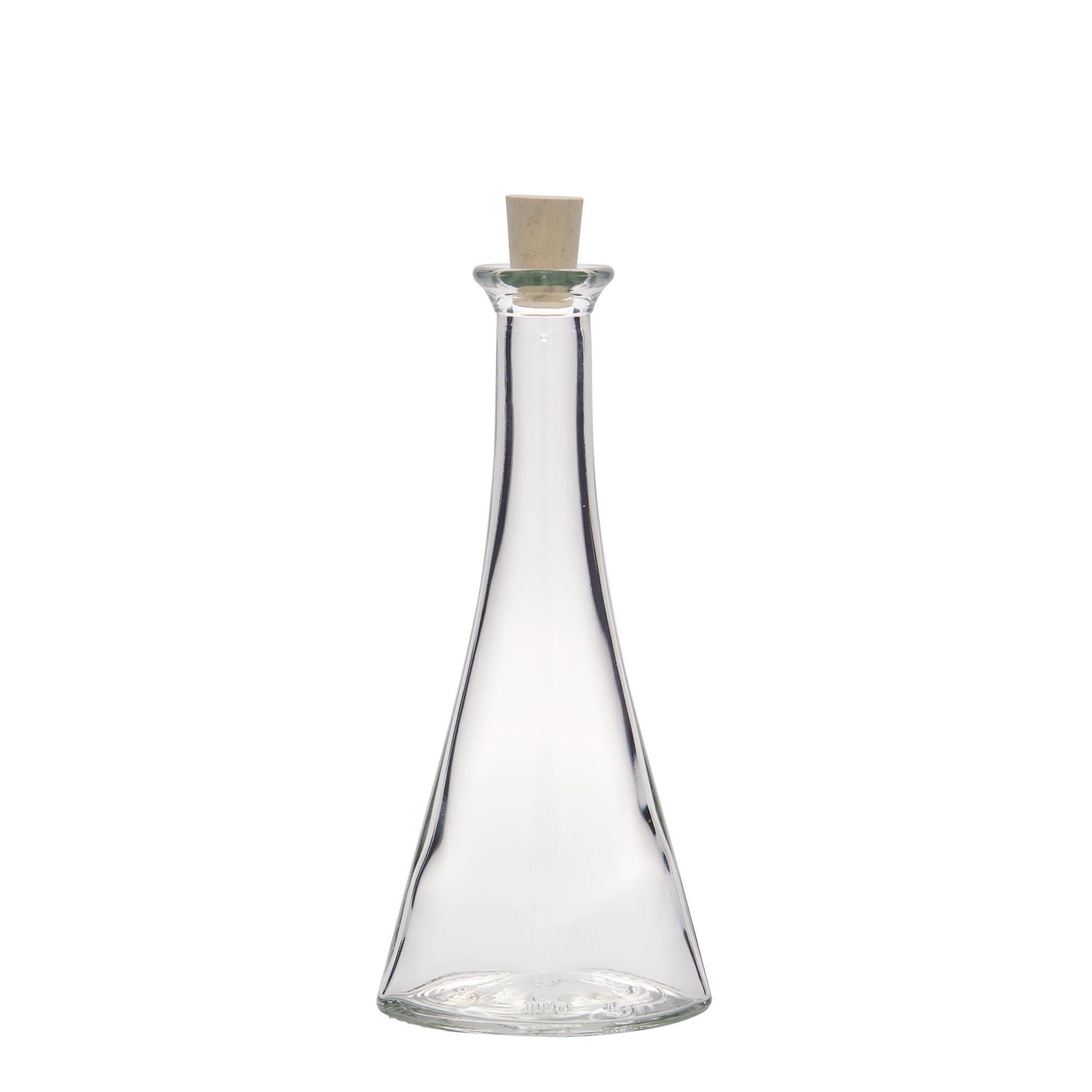 100 ml skleněná lahvička 'Veronica', polokulatá, hrdlo: korek