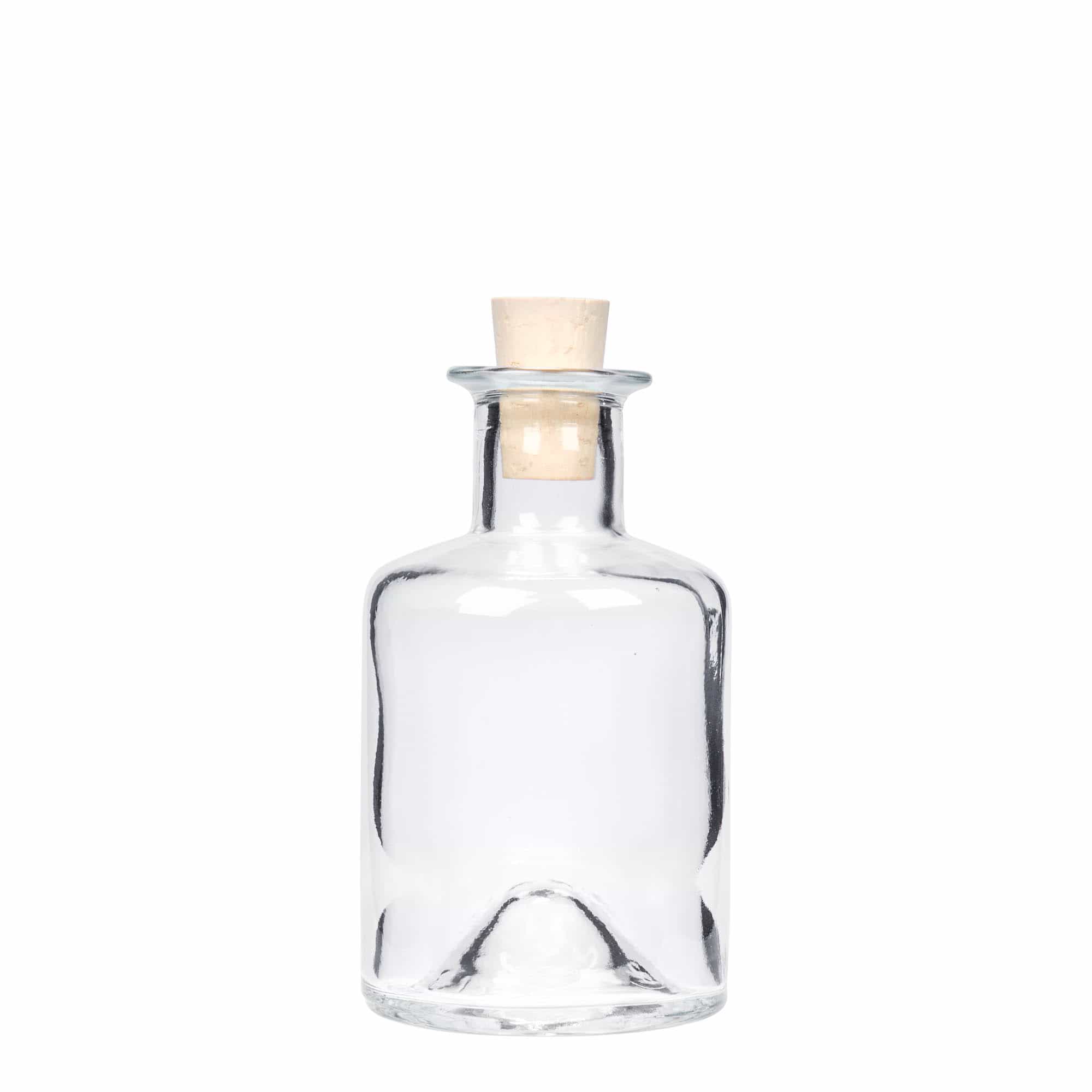 200 ml skleněná láhev lékárníka, hrdlo: korek