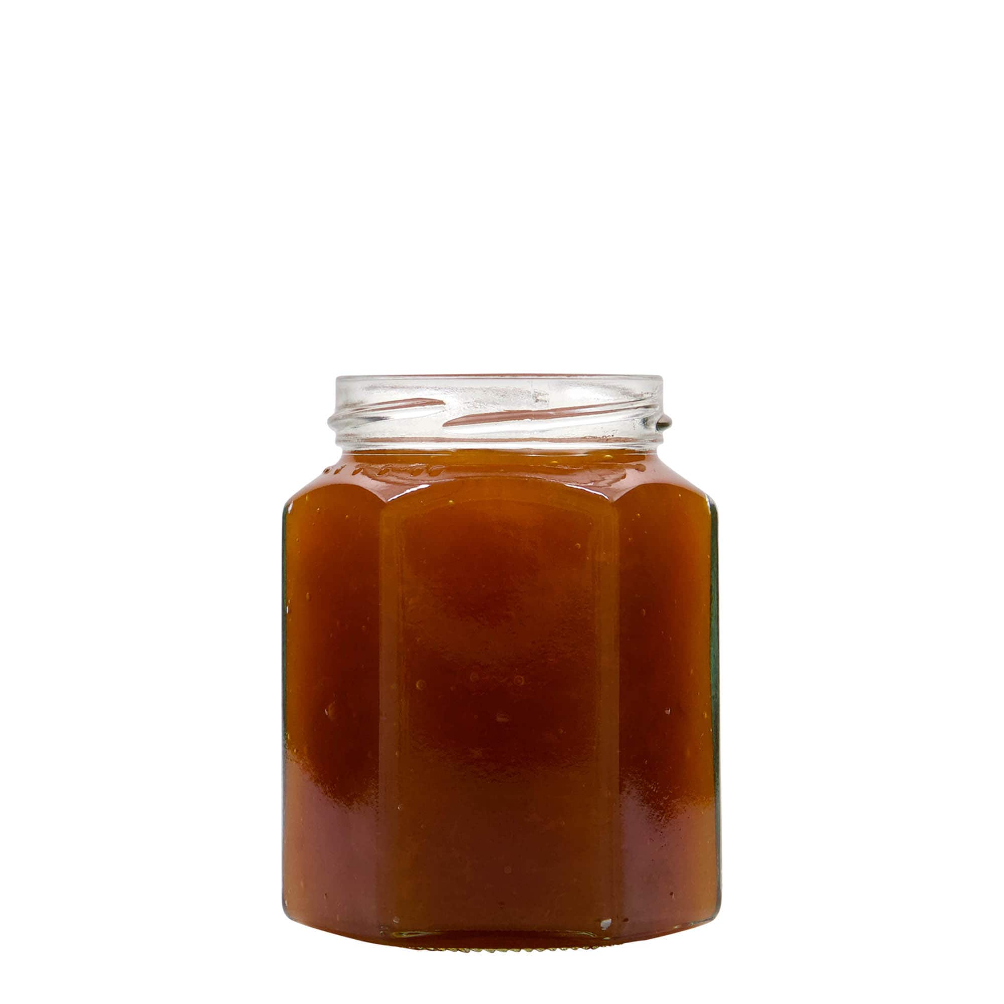 288 ml šestihranná sklenice, hrdlo: Twist-Off (TO 63)