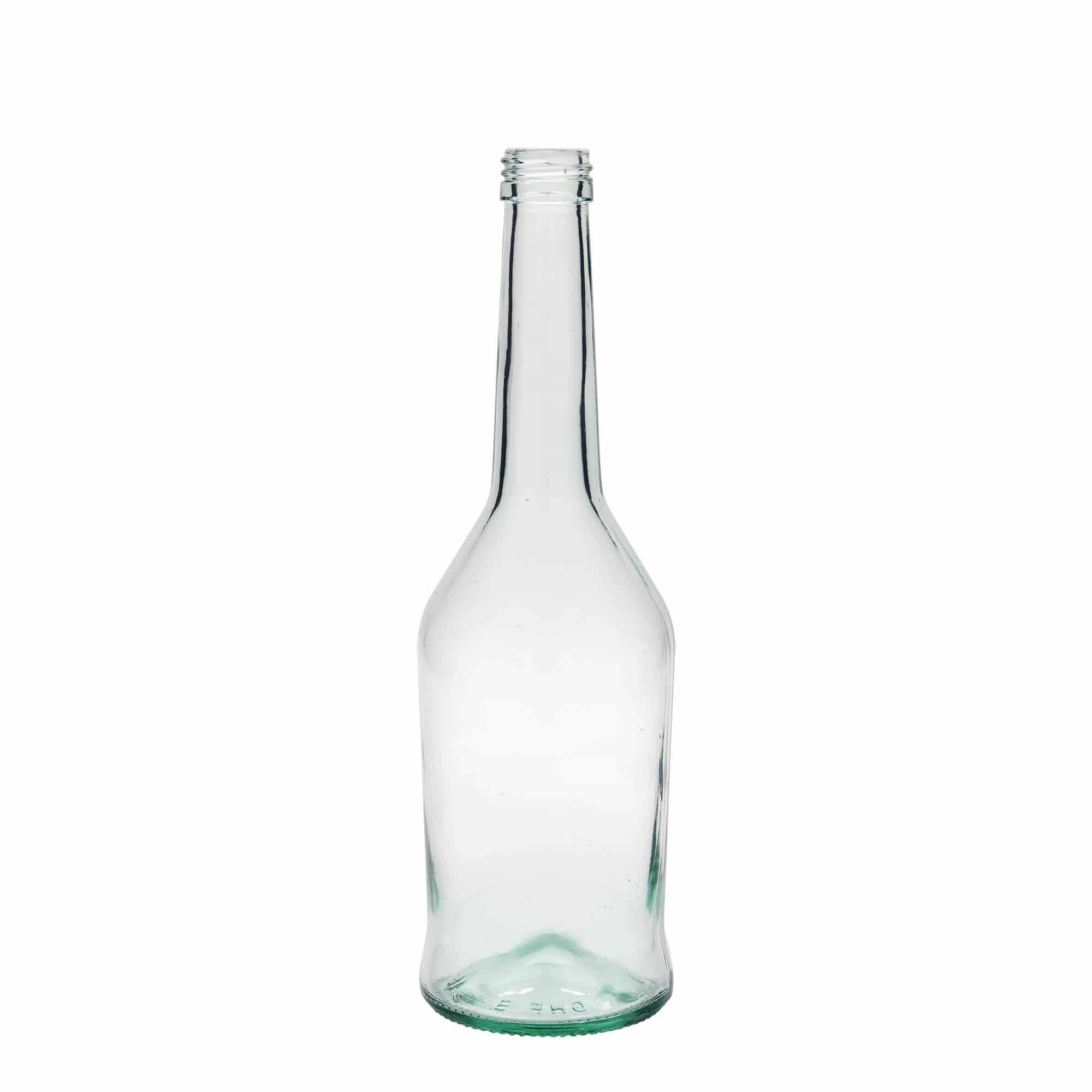 Skleněná lahev na pálenku 500 ml, uzávěr: PP 28 Skleněná lahev na pálenku 500 ml, uzávěr: PP 28