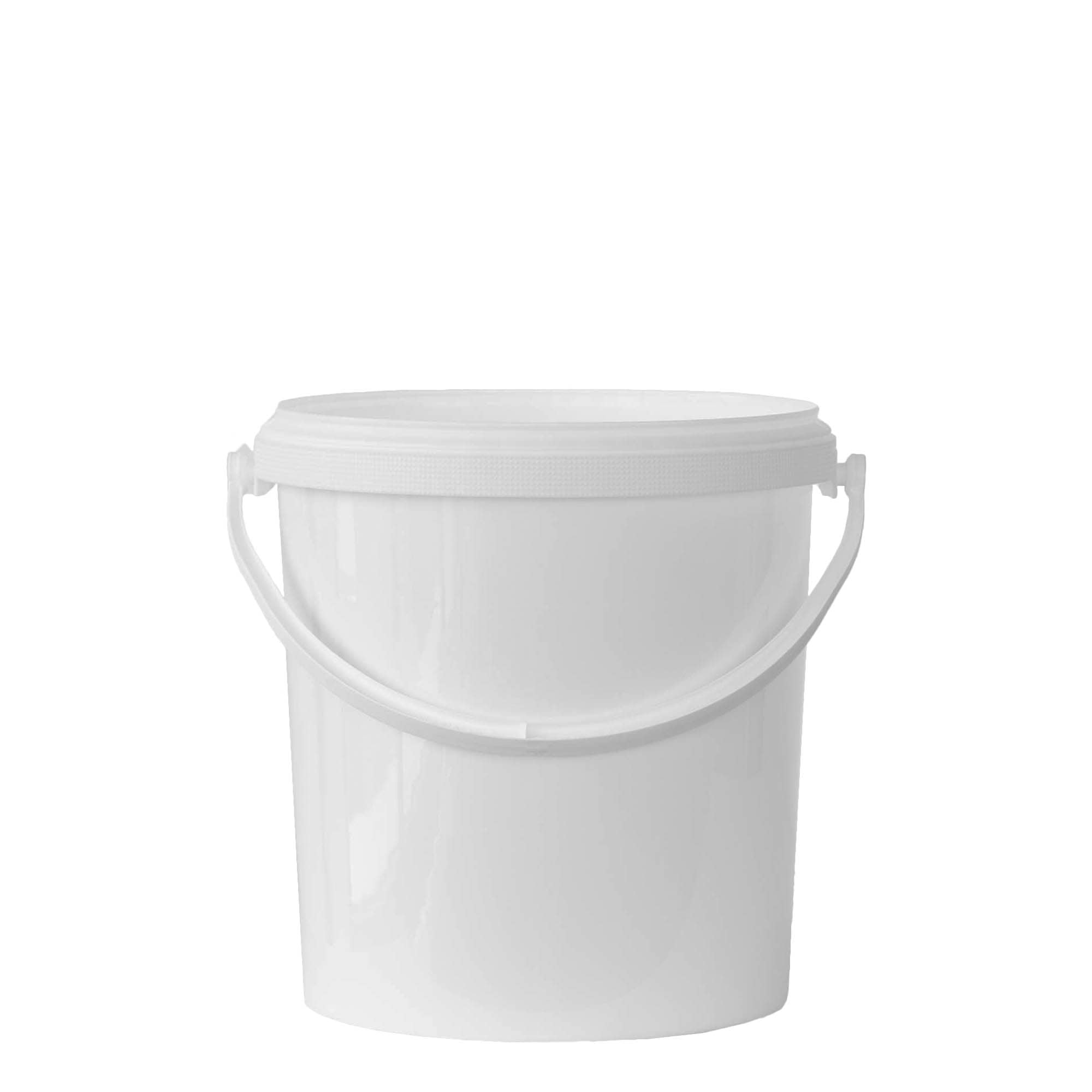 6 l kbelík, PP plast, bílý