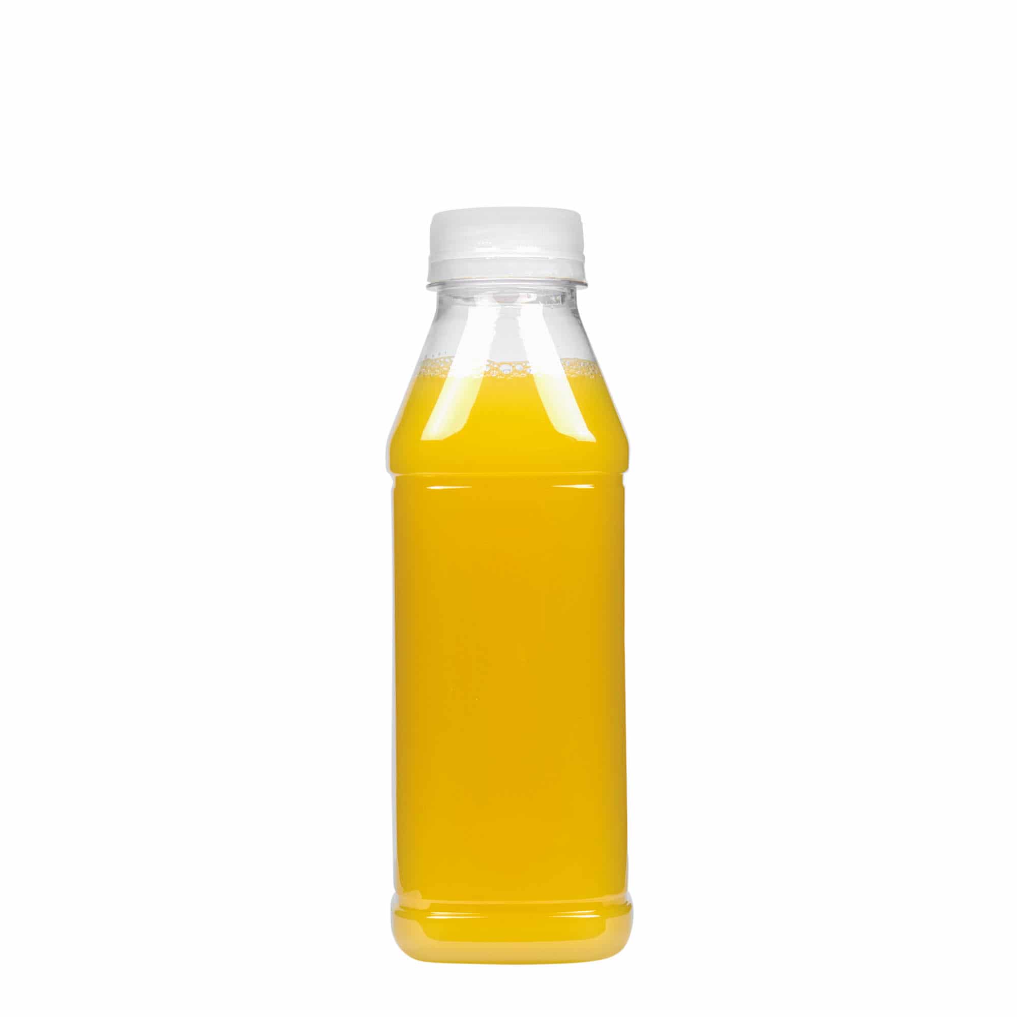 500 ml PET láhev 'Milk and Juice Carré', čtvercová, plastová, hrdlo: 38 mm
