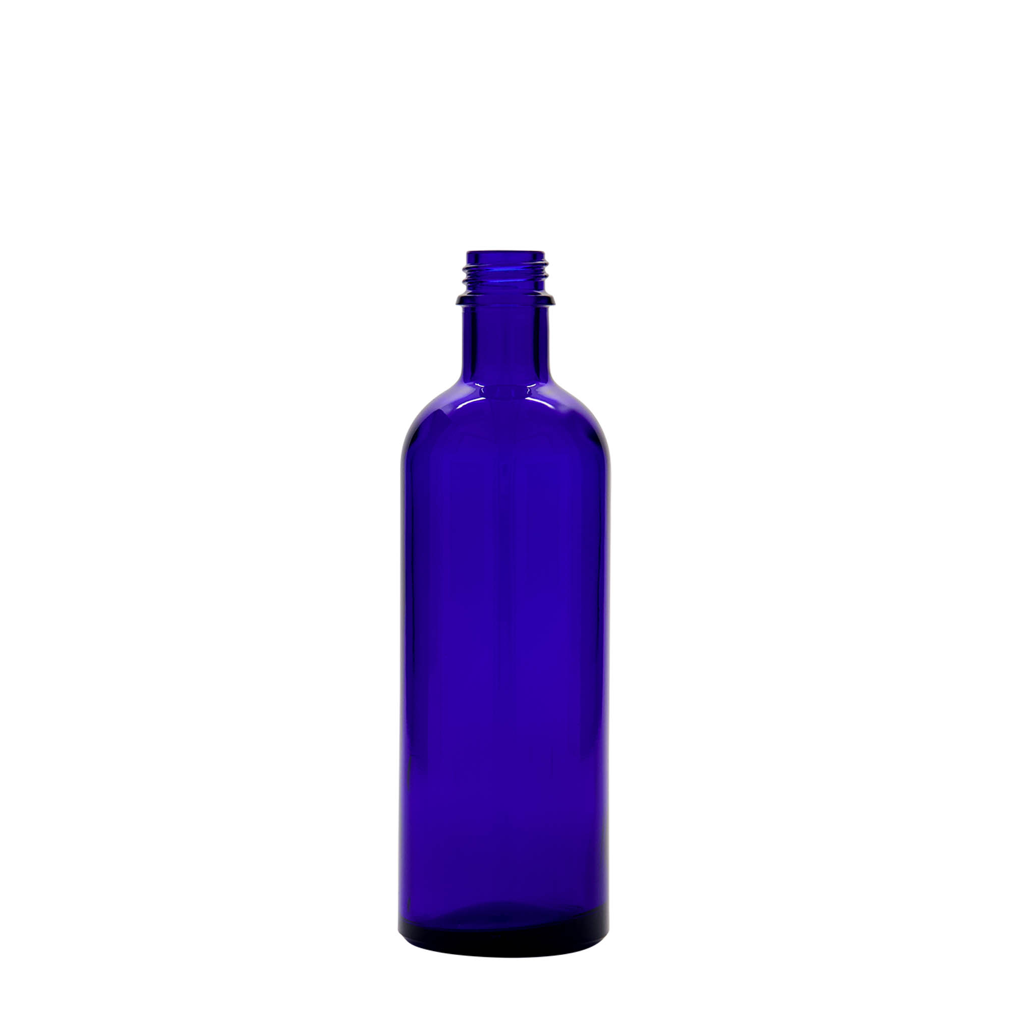 200 ml lékovka, sklo, královská modř, hrdlo: DIN 22 200 ml lékovka, sklo, královská modř, hrdlo: DIN 22