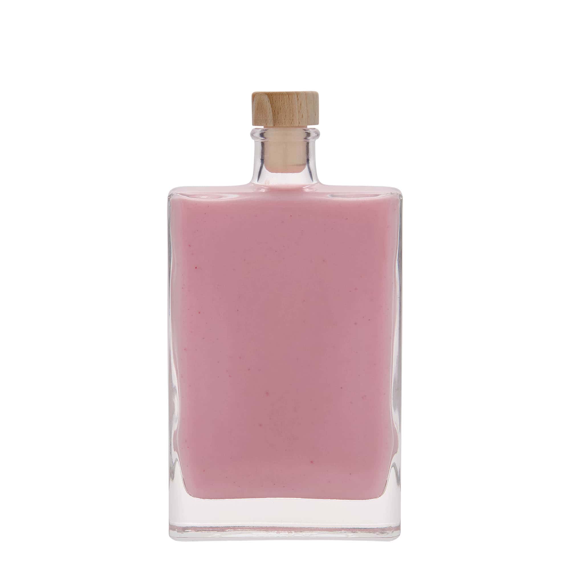 Skleněná lahev 350 ml 'Julia', hranatá, uzávěr: korek