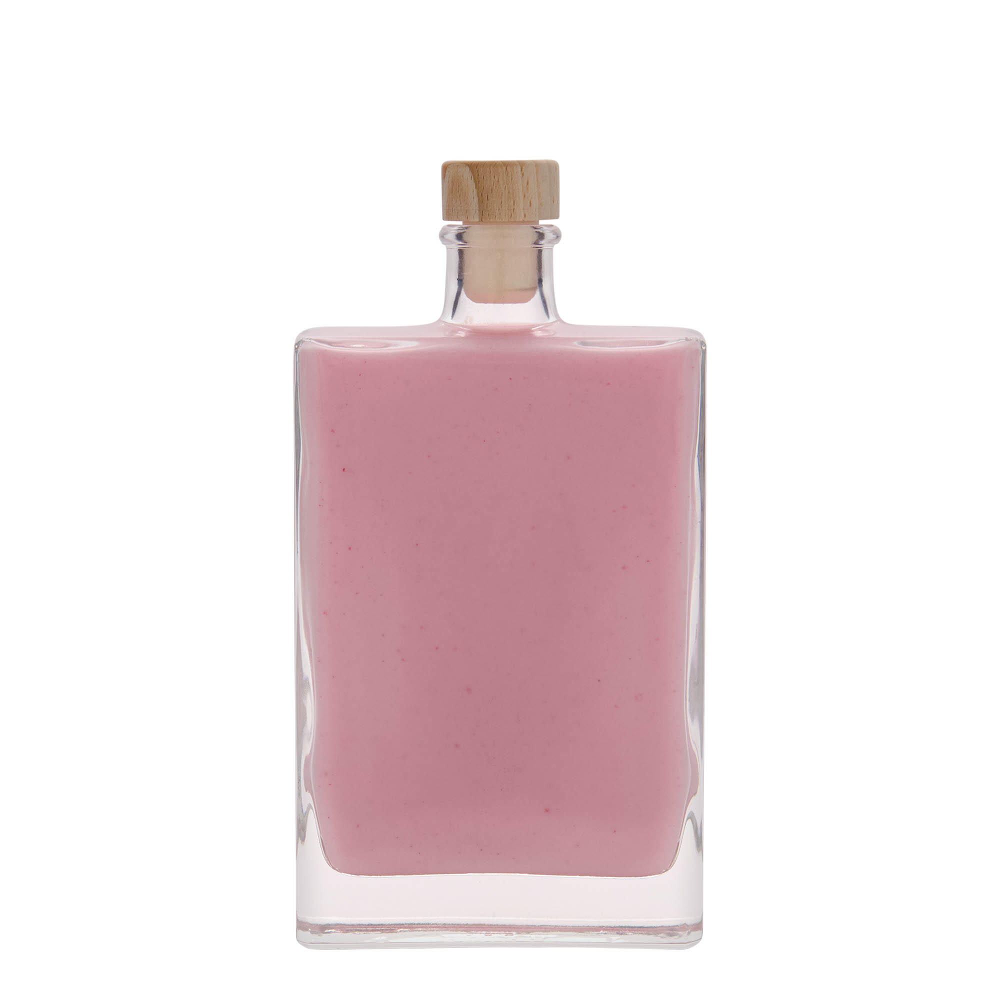 350 ml skleněná láhev 'Julia', obdélníková, hrdlo: korek