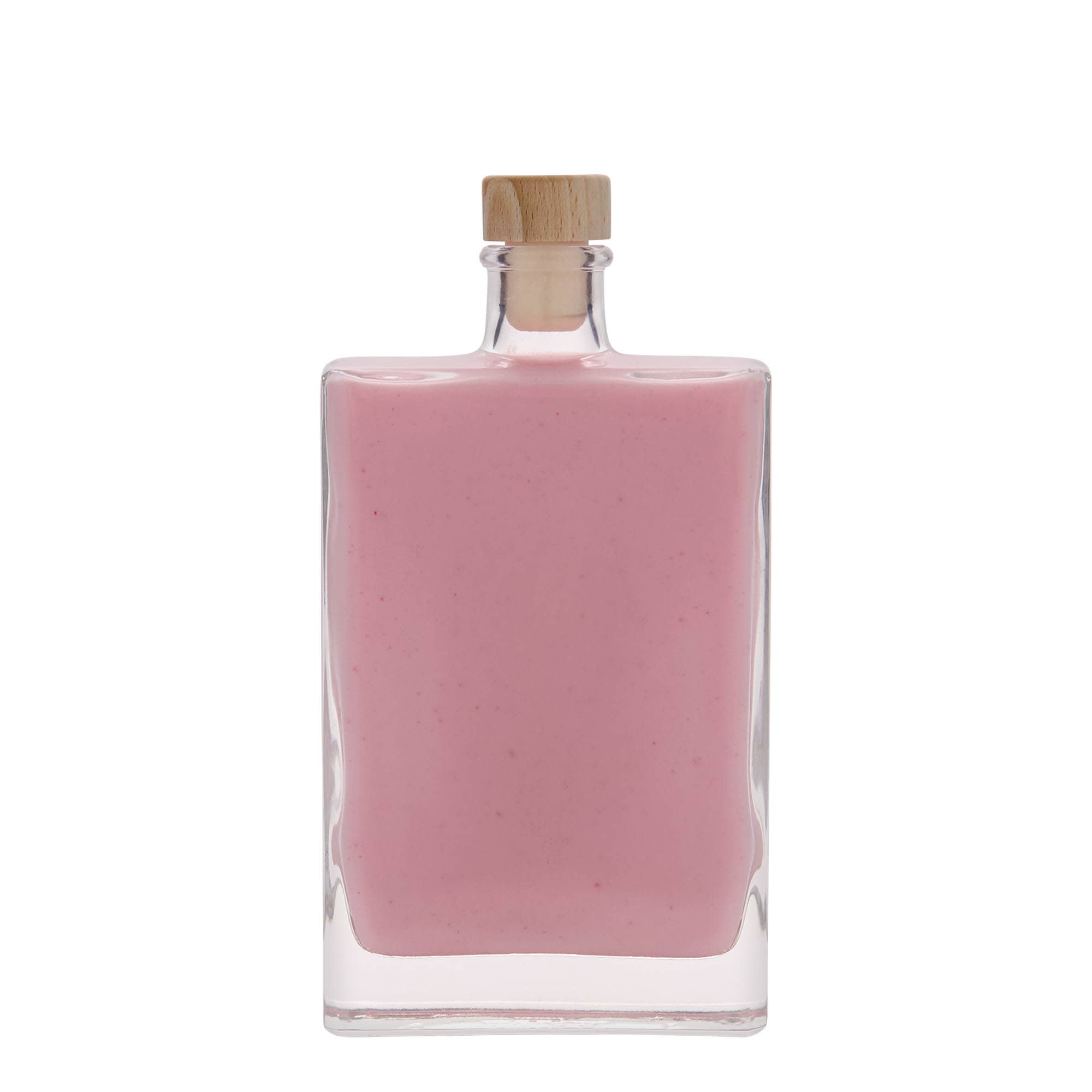 350 ml skleněná láhev „Julia“, obdélníková, hrdlo: korek