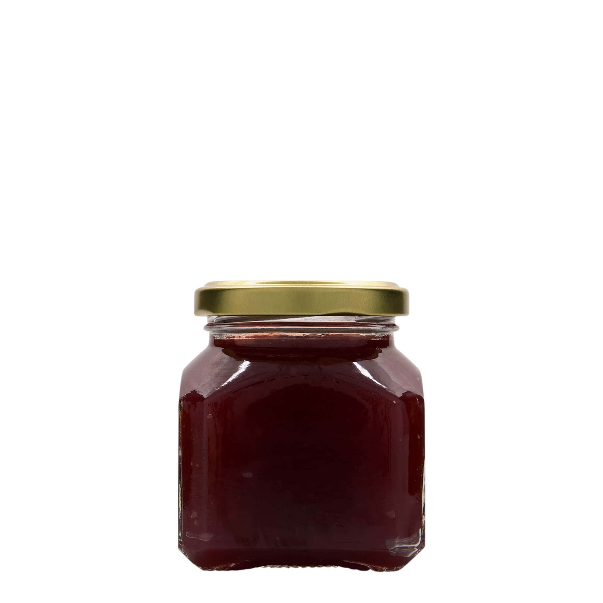 212 ml čtvercová sklenice 'Milán', hrdlo: Twist-Off (TO 58)