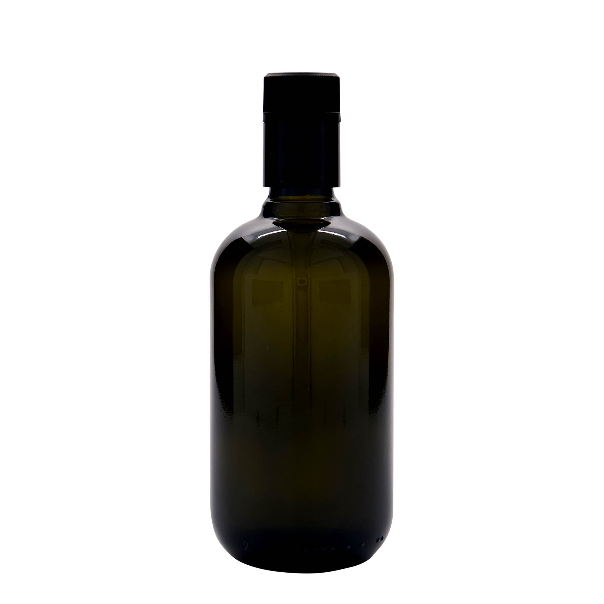 500 ml láhev na ocet/olej 'Biolio', sklo antik zelené, hrdlo: DOP 500 ml láhev na ocet/olej 'Biolio', sklo antik zelené, hrdlo: DOP