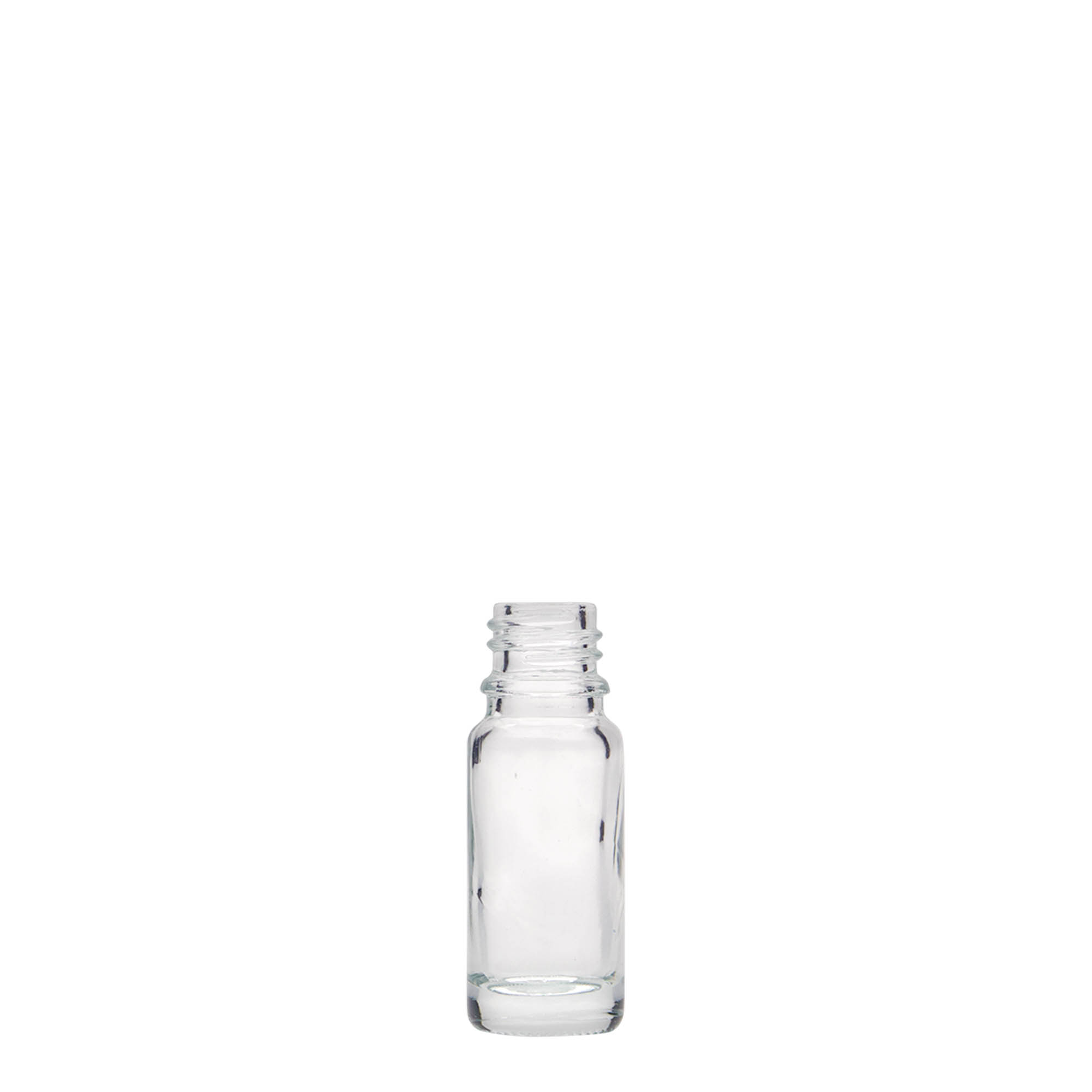 10 ml lékovka, sklo, hrdlo: DIN 18 10 ml lékovka, sklo, hrdlo: DIN 18