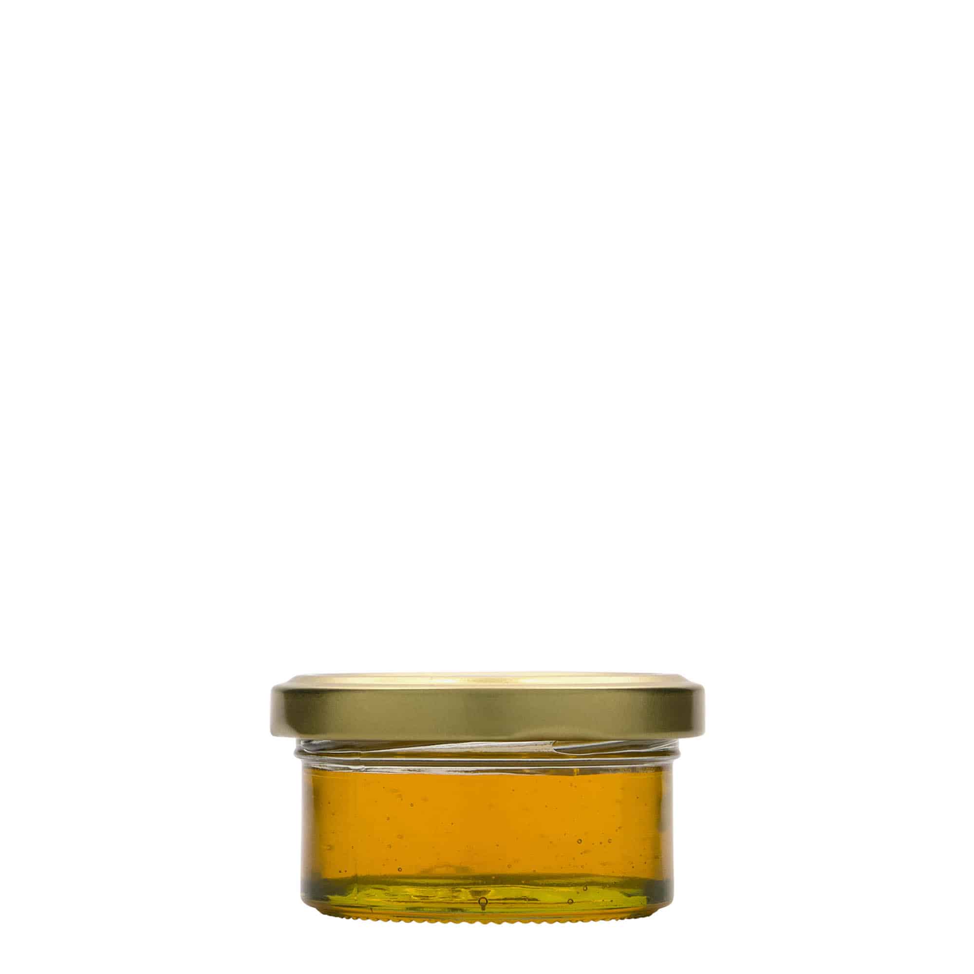 70 ml plochá zavařovací sklenice, hrdlo: Twist-off (TO 66)
