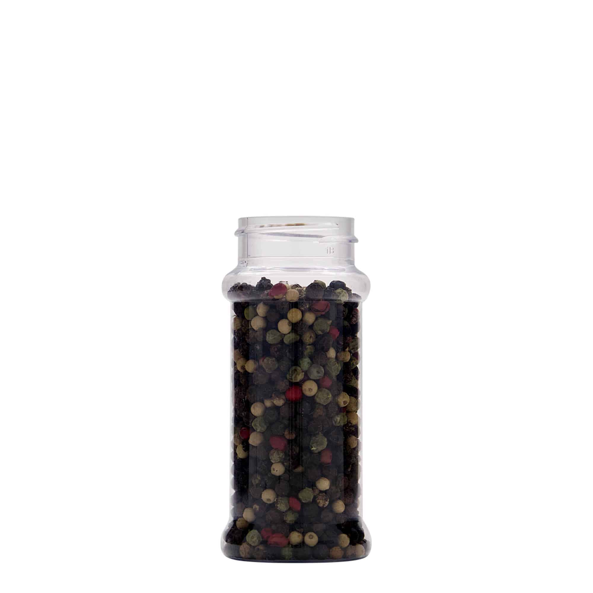 PET dóza na koření 100 ml , plast, uzávěr: 38/400