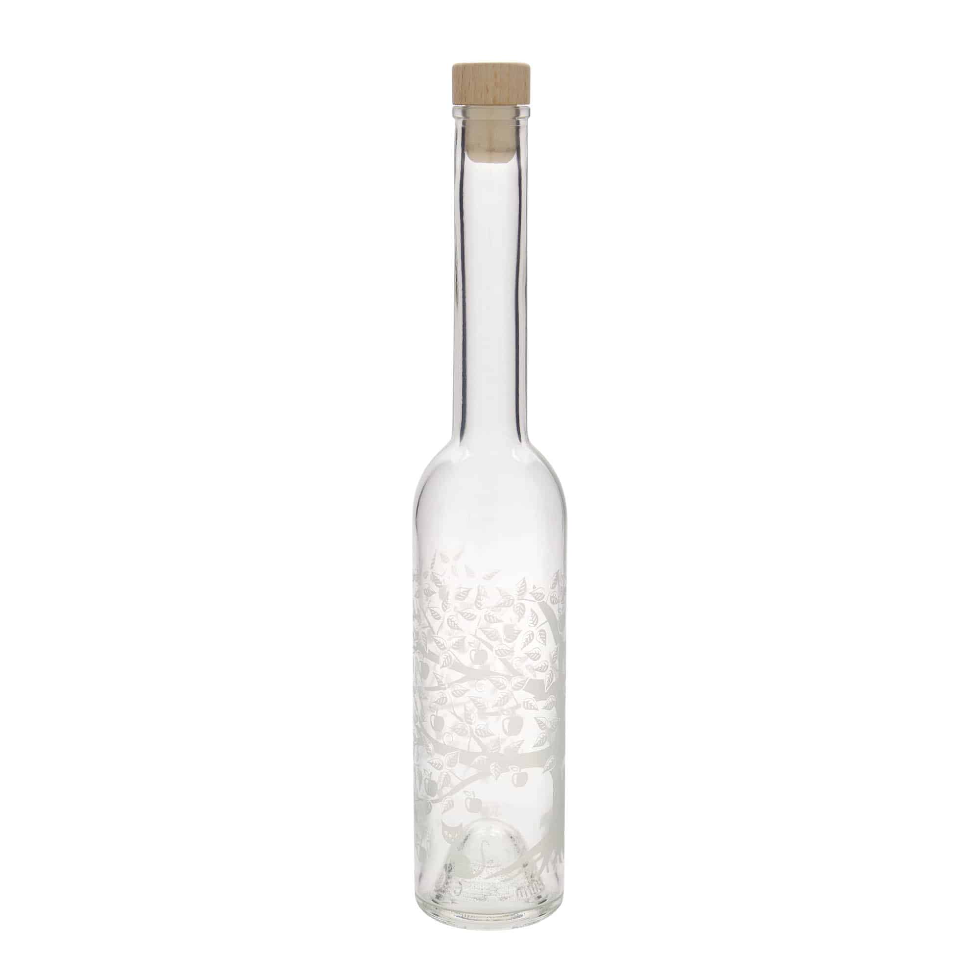 350 ml skleněná láhev 'Opera', motiv: Jabloň, hrdlo: korek