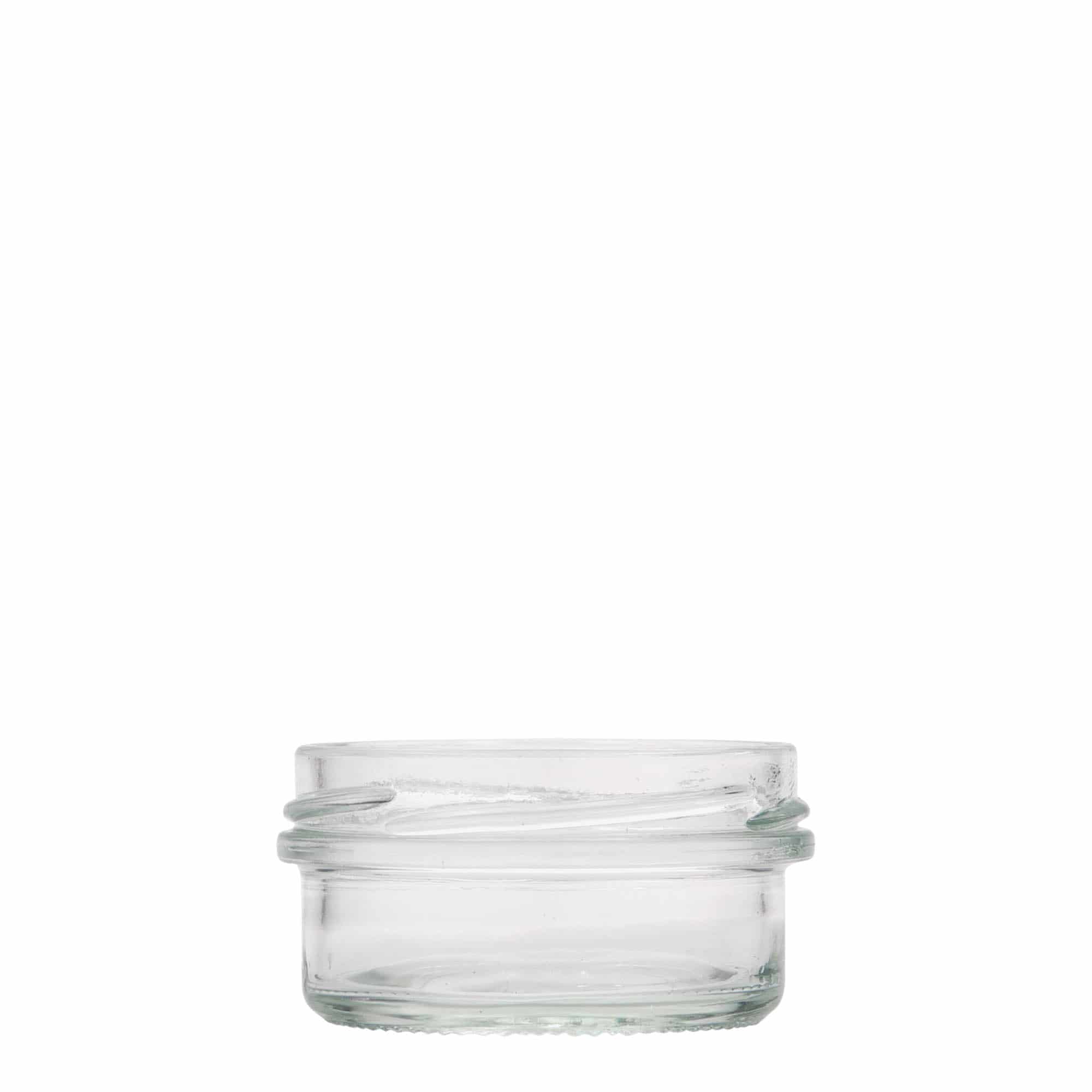 65 ml plochá zavařovací sklenice, hrdlo: Twist-Off (TO 66)