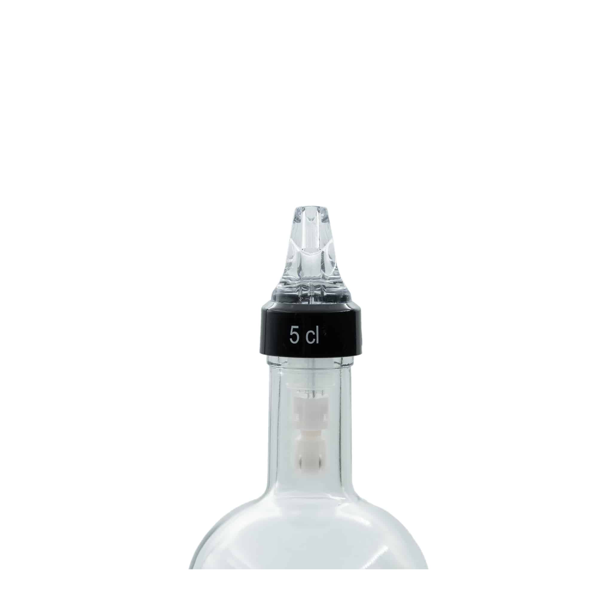 Dávkovač „Auto Pour“ 5 cl, plast PE, průhledný