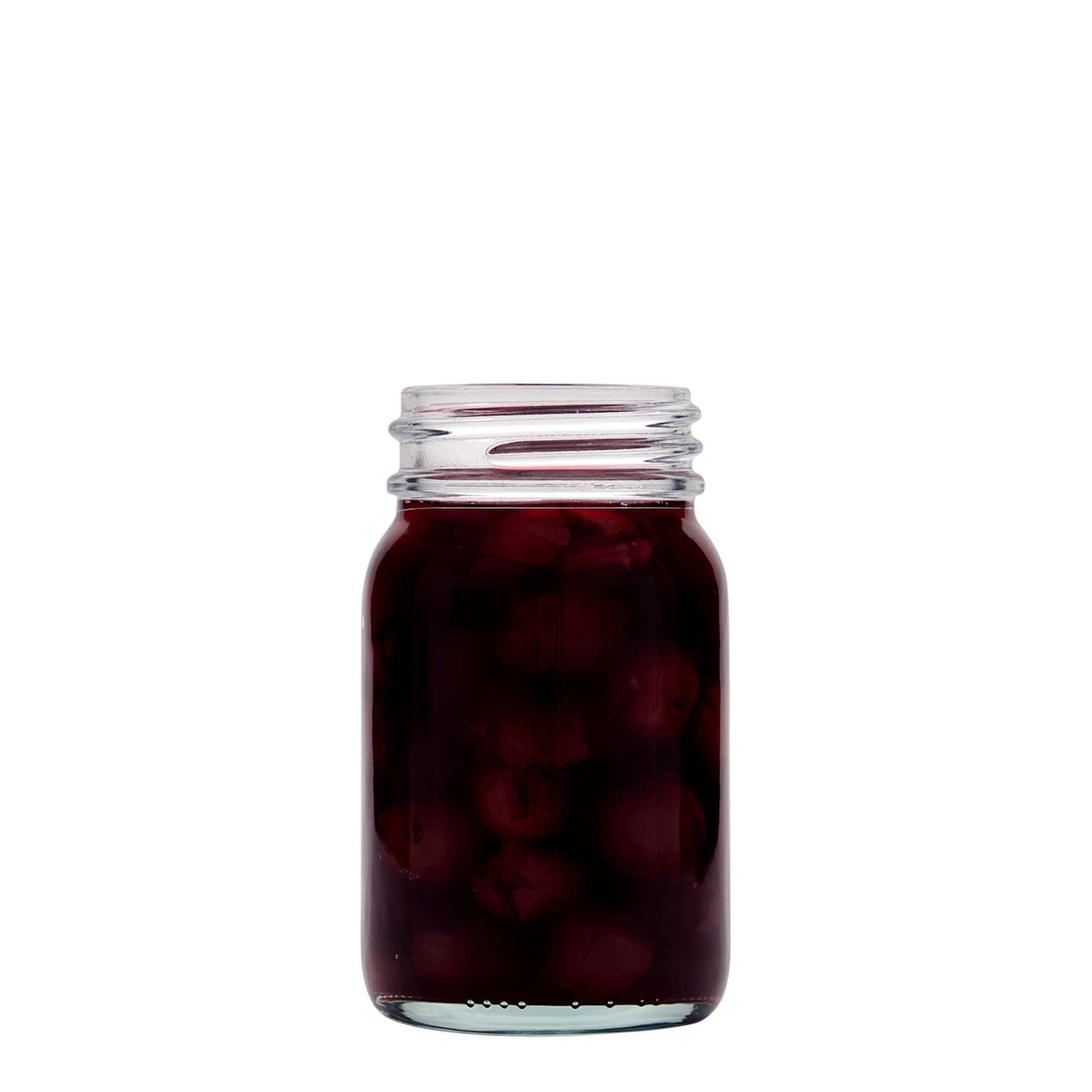 200 ml širokohrdlá sklenice, hrdlo: DIN 55