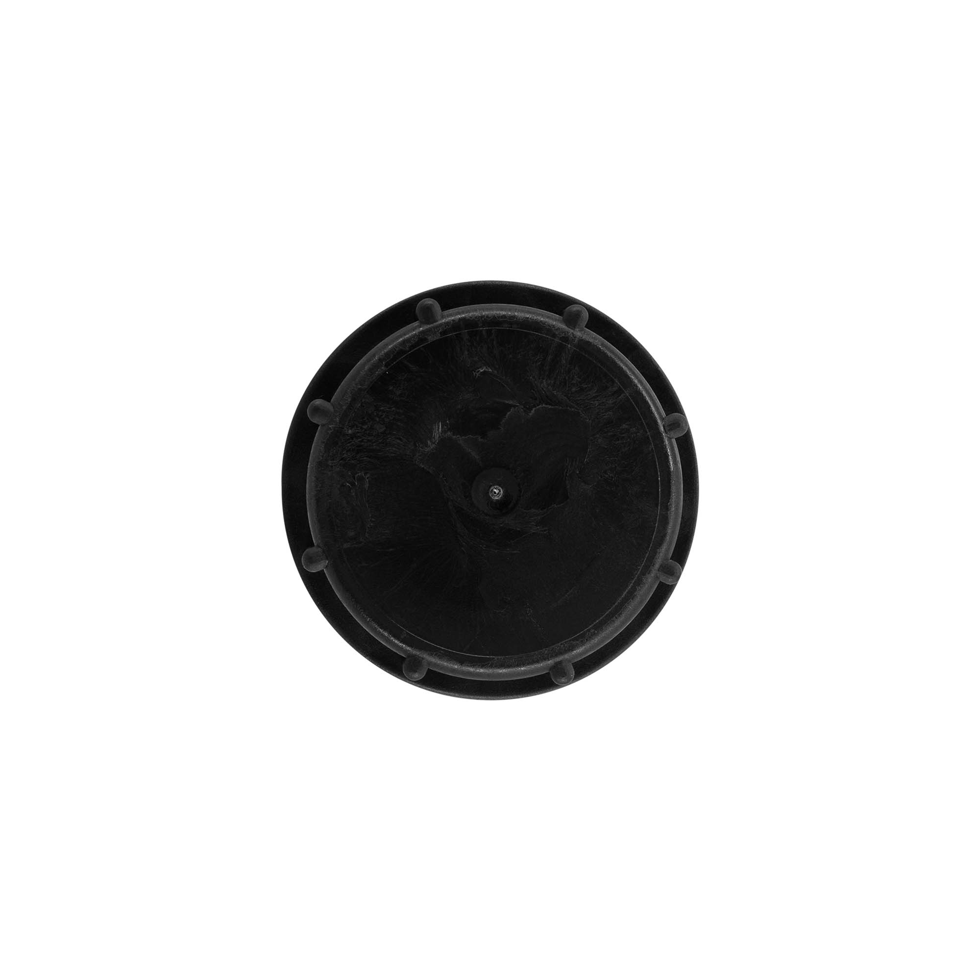 Šroubovací uzávěr, PP plast, černý, pro hrdlo: ND55 Šroubovací uzávěr, PP plast, černý, pro hrdlo: ND55