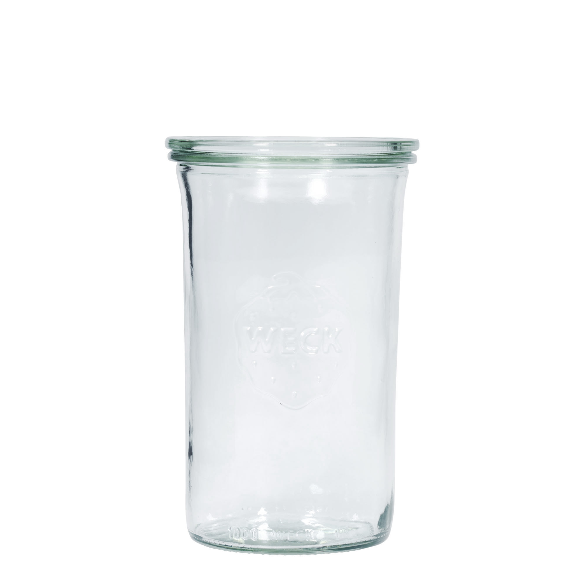 Konzervárenské sklenice WECK 1000 ml, uzávěr: kulatý okraj