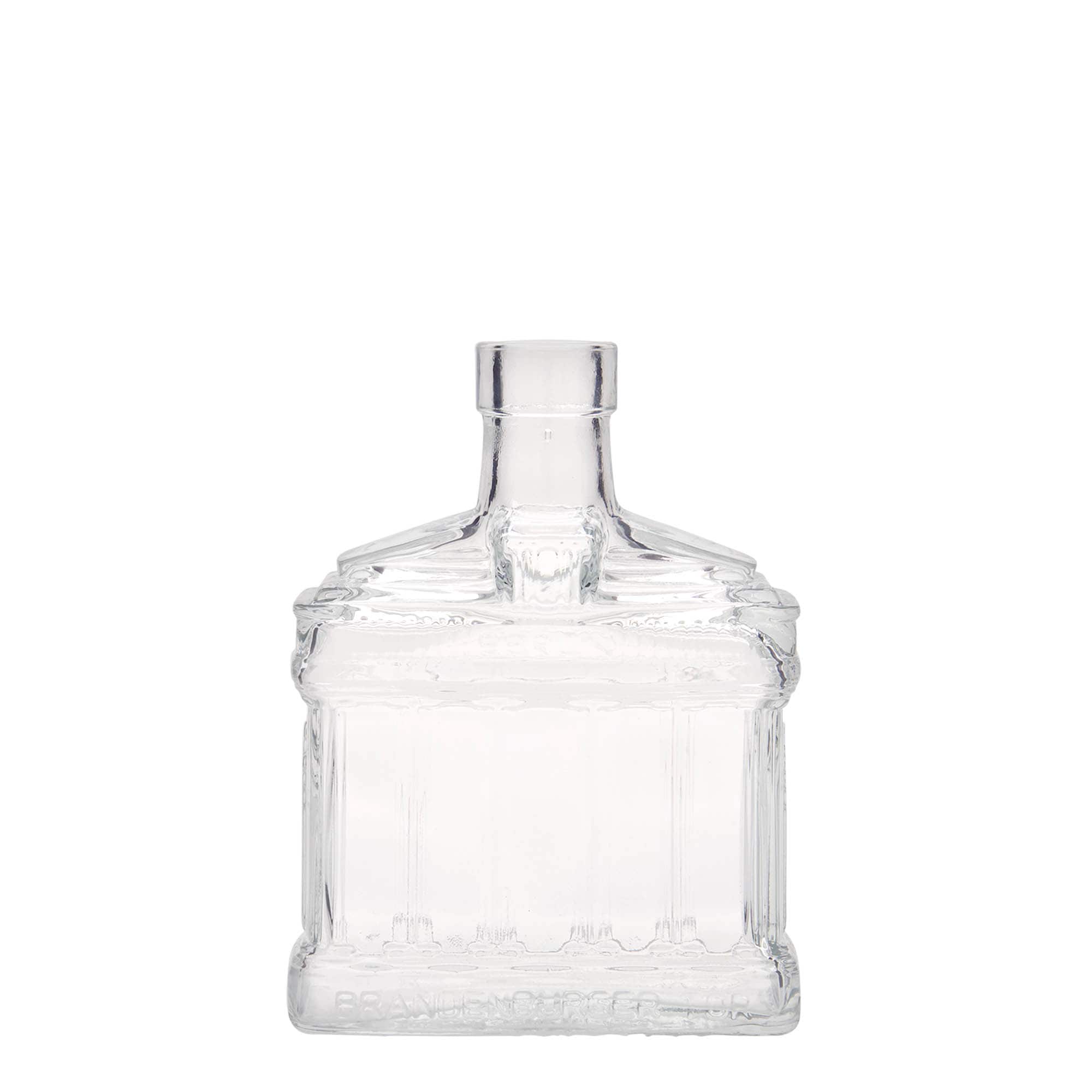 200 ml skleněná láhev 'Brandenburská brána', hrdlo: korek
