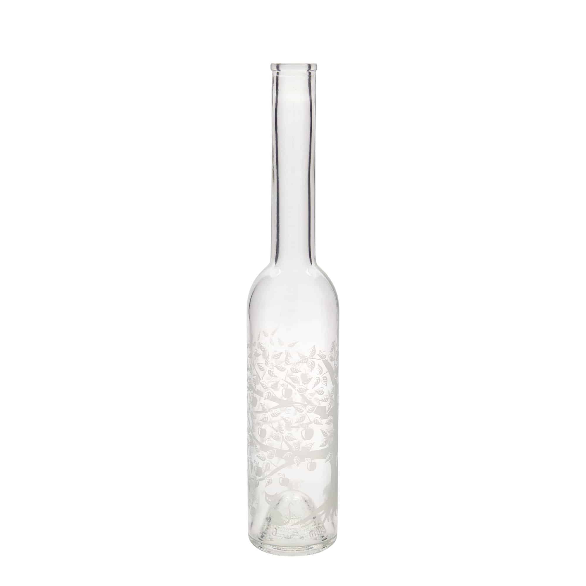 350 ml skleněná láhev 'Opera', motiv: Jabloň, hrdlo: korek