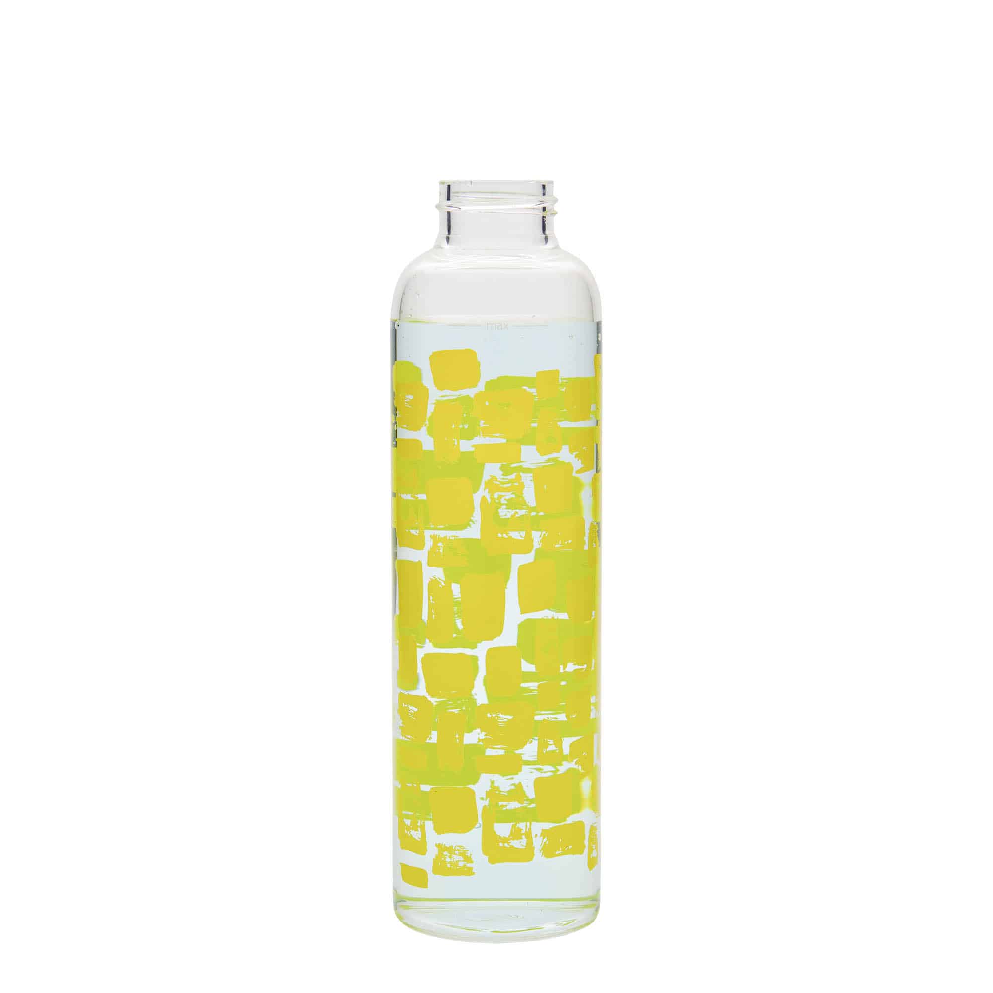 Lahev na pití 500 ml 'Perseus', motiv: žluté obdélníčky, uzávěr: šroubovací uzávěr Lahev na pití 500 ml 'Perseus', motiv: žluté obdélníčky, uzávěr: šroubovací uzávěr
