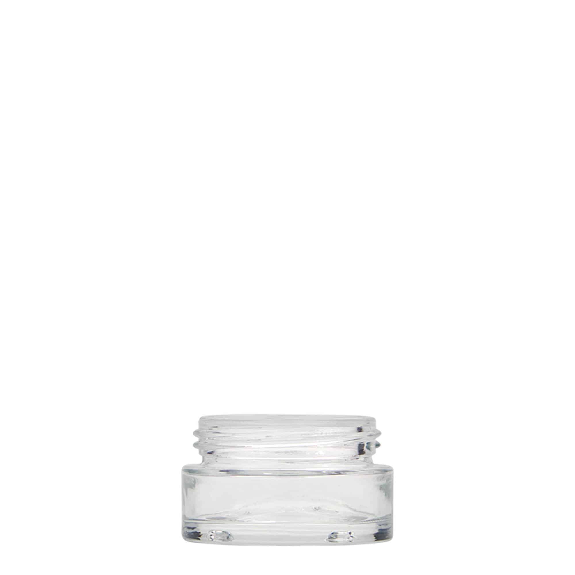 15 ml kelímek 'Clear Edition', sklo, hrdlo: závitové uzávěr