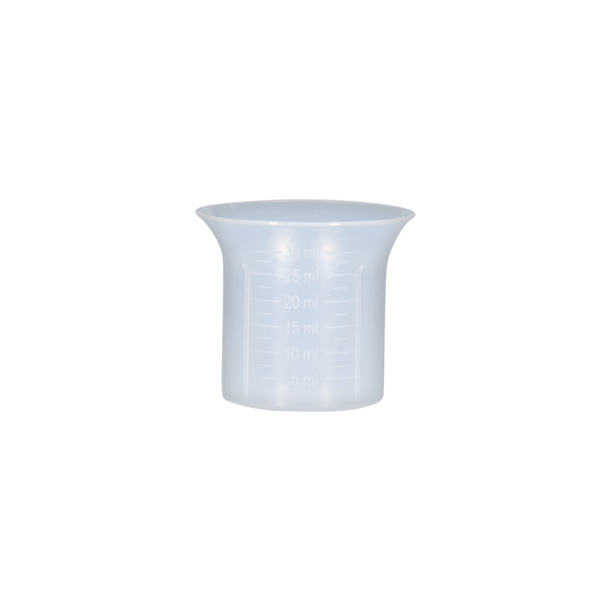 Odměrka 5-30 ml, PP plast Odměrka 5-30 ml, PP plast