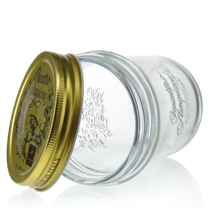 320 ml zavařovací sklenice 'Quattro Stagioni', hrdlo: šroubovací uzávěr 320 ml zavařovací sklenice 'Quattro Stagioni', hrdlo: šroubovací uzávěr