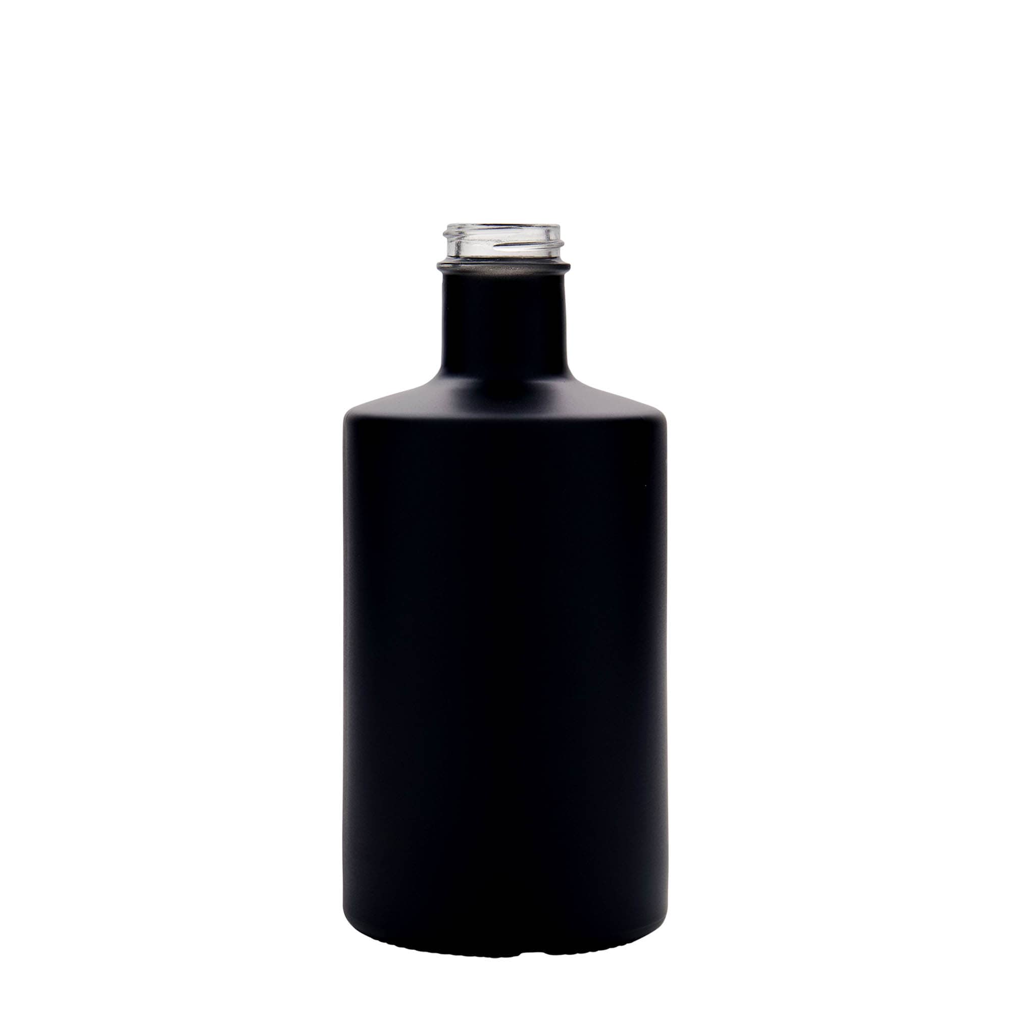 500 ml skleněná láhev „Caroline“, černá, hrdlo: GPI 33