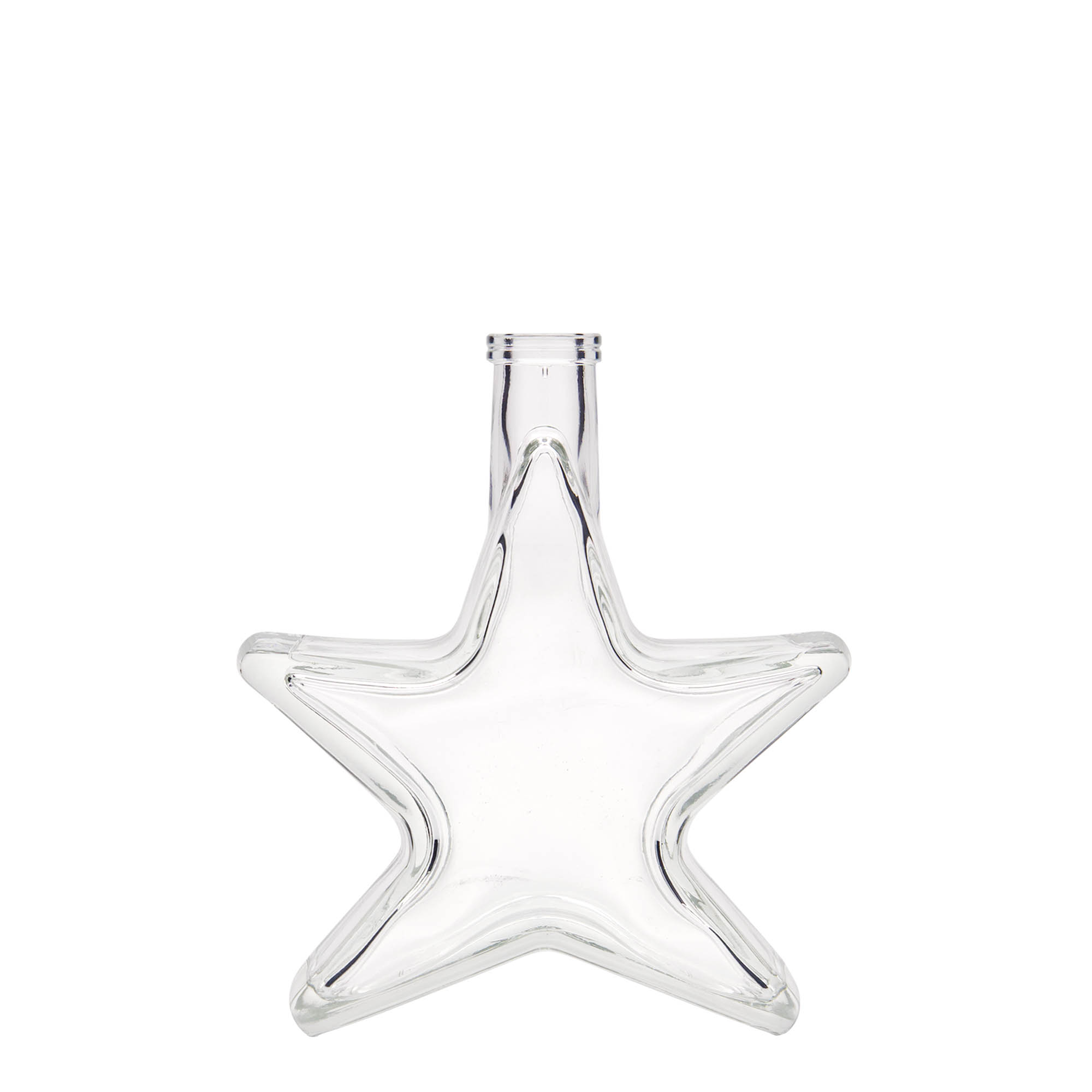 200 ml skleněná láhev 'Hvězda', hrdlo: korek