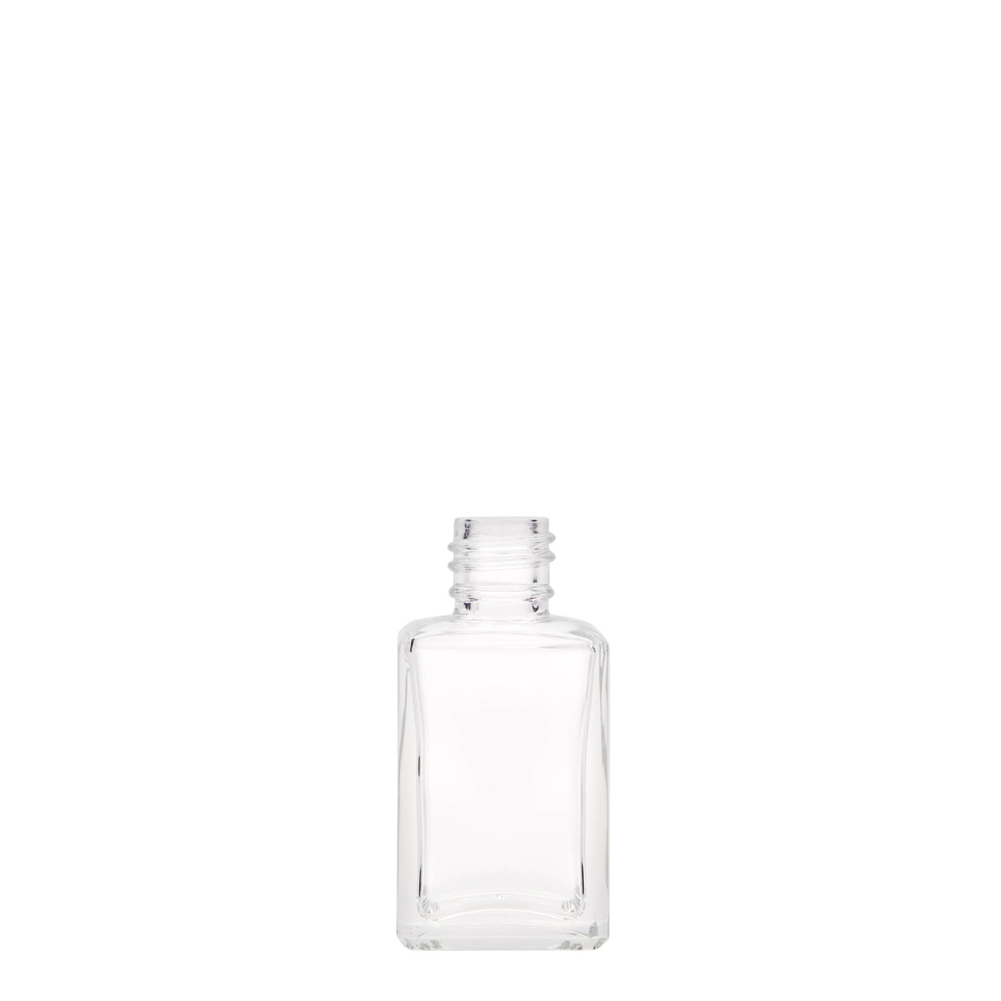Skleněná lahev 30 ml 'Tamme', čtvercová, uzávěr: PP 18 Skleněná lahev 30 ml 'Tamme', čtvercová, uzávěr: PP 18