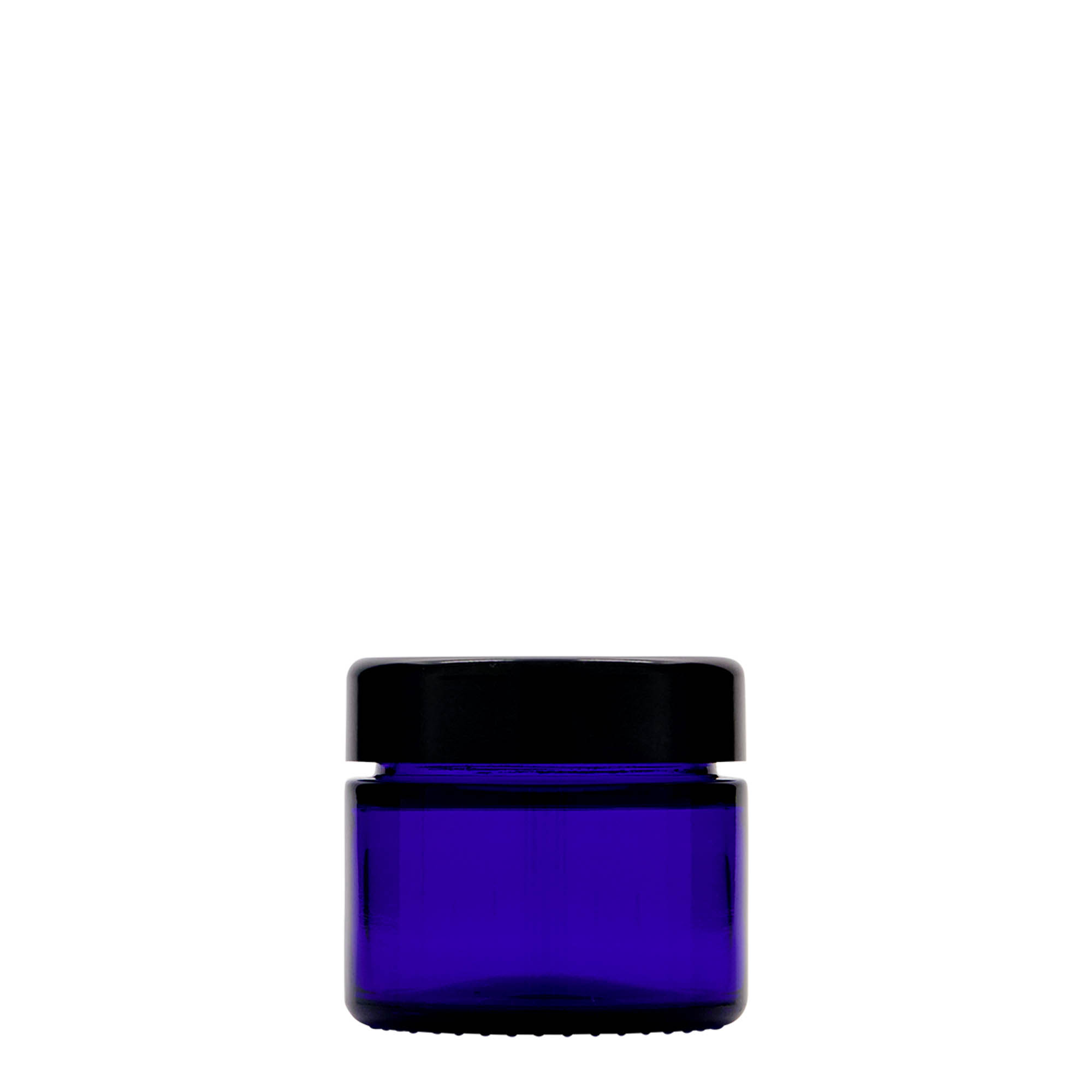 50 ml kelímek 'Blue Edition', sklo, královská modř, hrdlo: šroubovací uzávěr