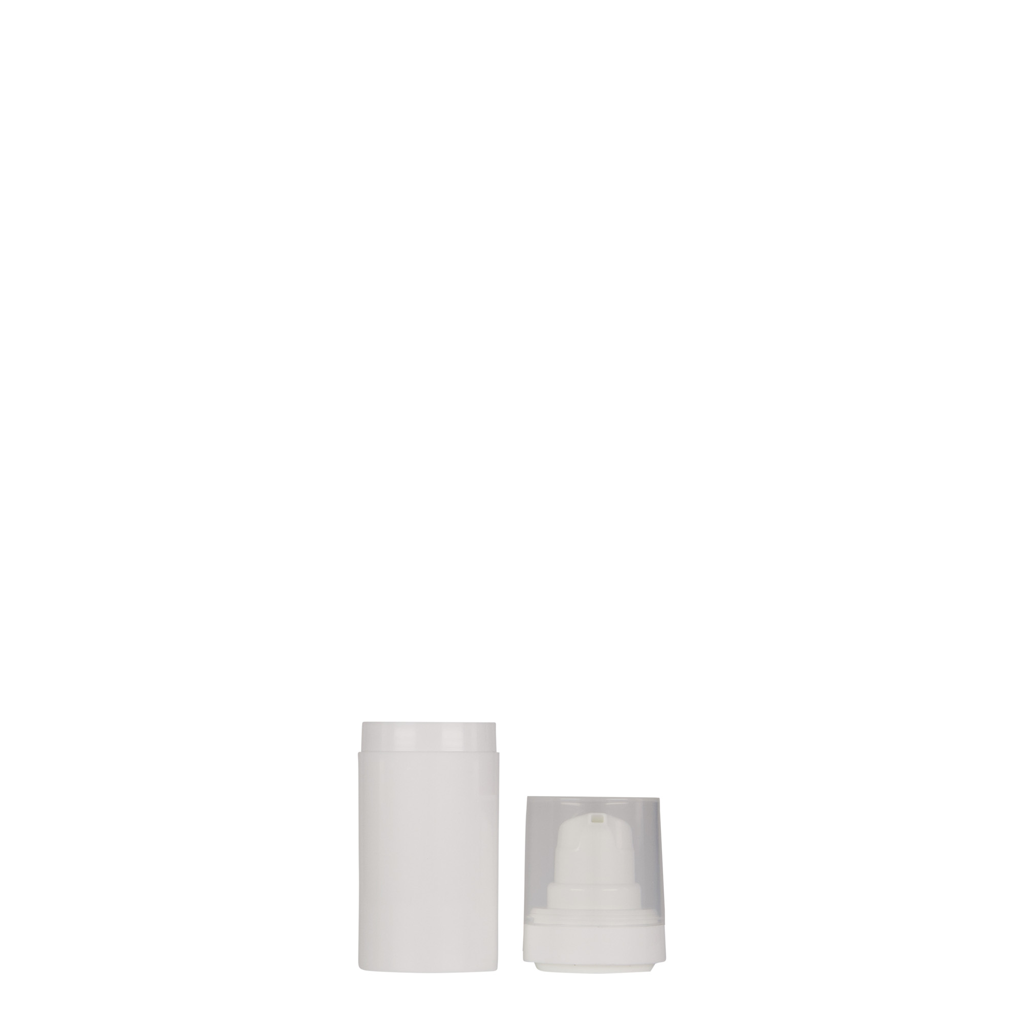 15 ml bezvzduchový dávkovač „Micro“, plast PP, bílý