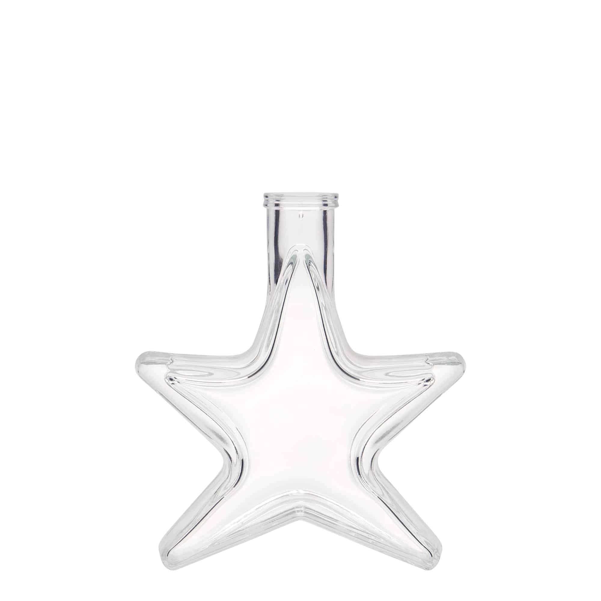 Skleněná lahev 100 ml 'Hvězda', uzávěr: korek Skleněná lahev 100 ml 'Hvězda', uzávěr: korek