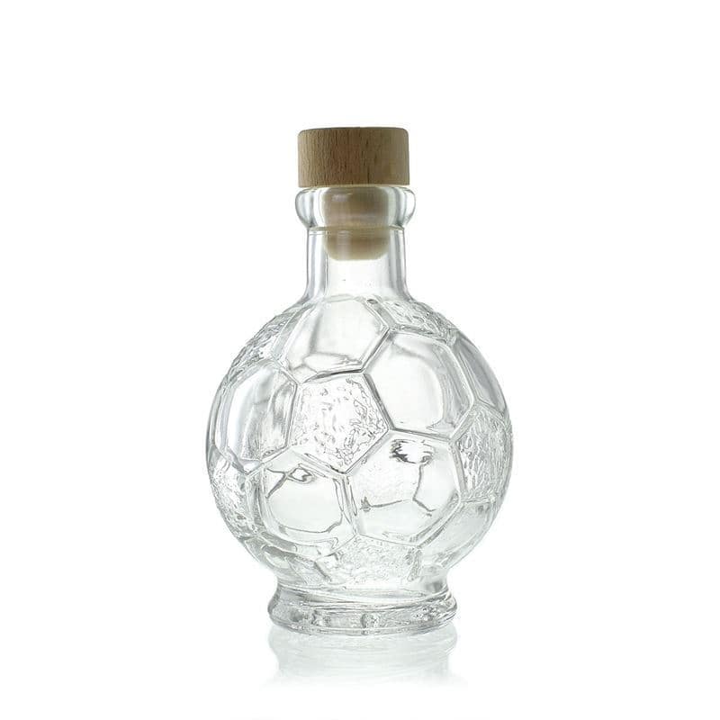 Skleněná lahev 200 ml 'Fotbal', uzávěr: korek Skleněná lahev 200 ml 'Fotbal', uzávěr: korek