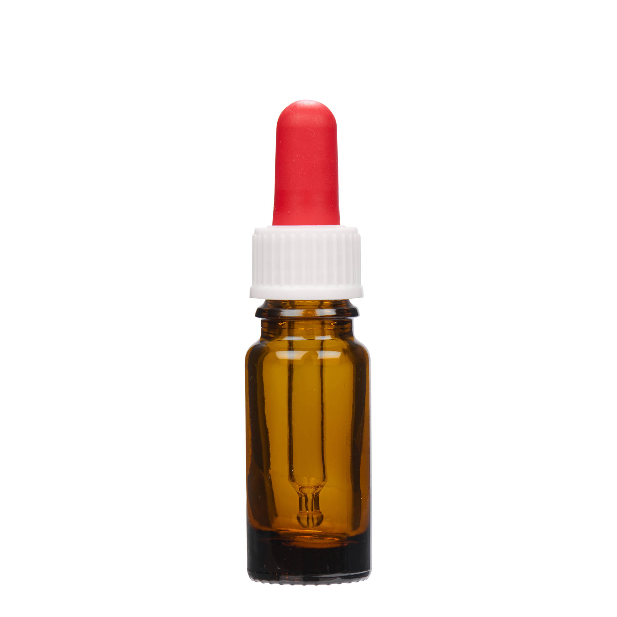 10 ml kapátková lahvička, lékařská, sklo, hnědá, hrdlo: DIN 18