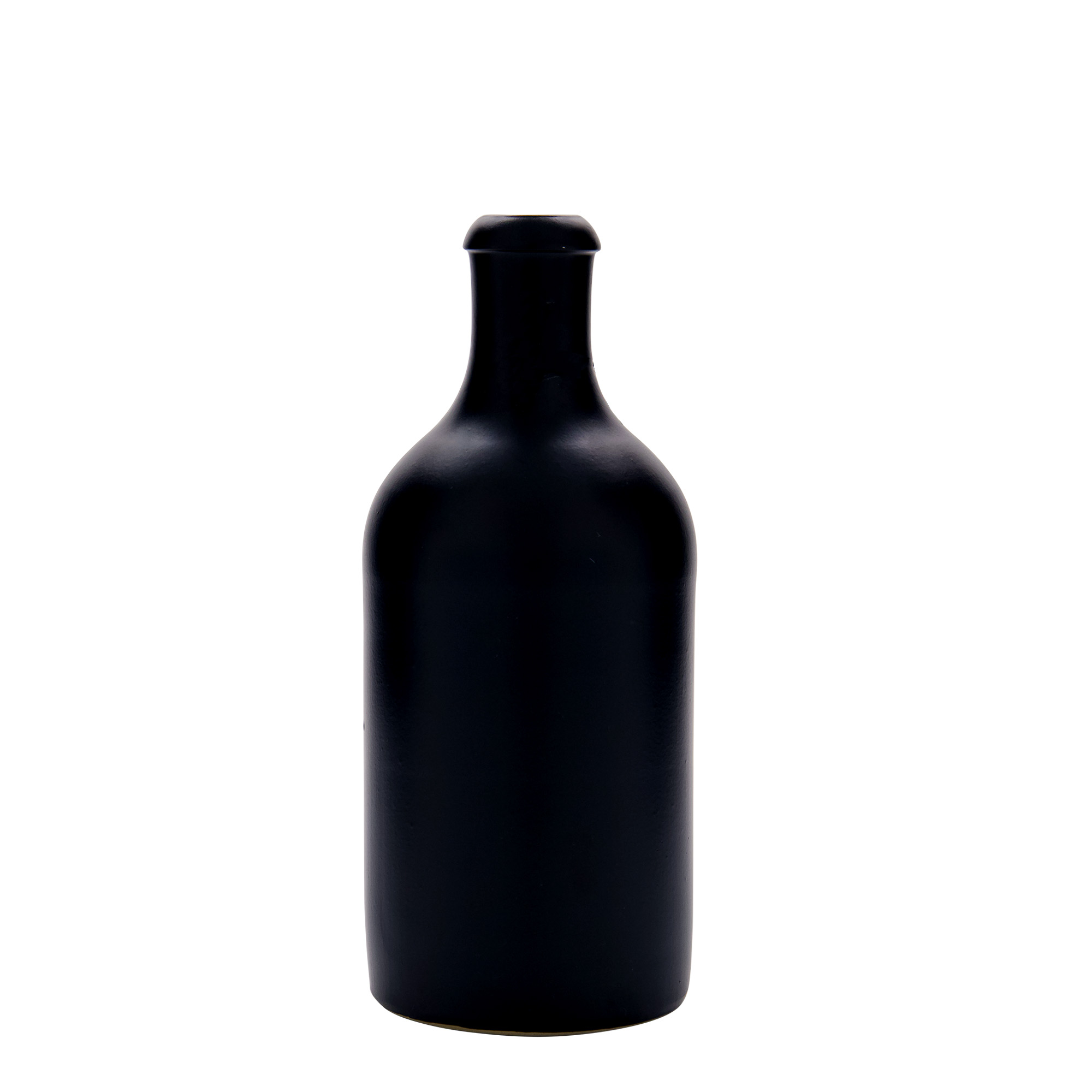 500 ml keramický džbán, kamenina, černý, hrdlo: s uzávěrem na pantu