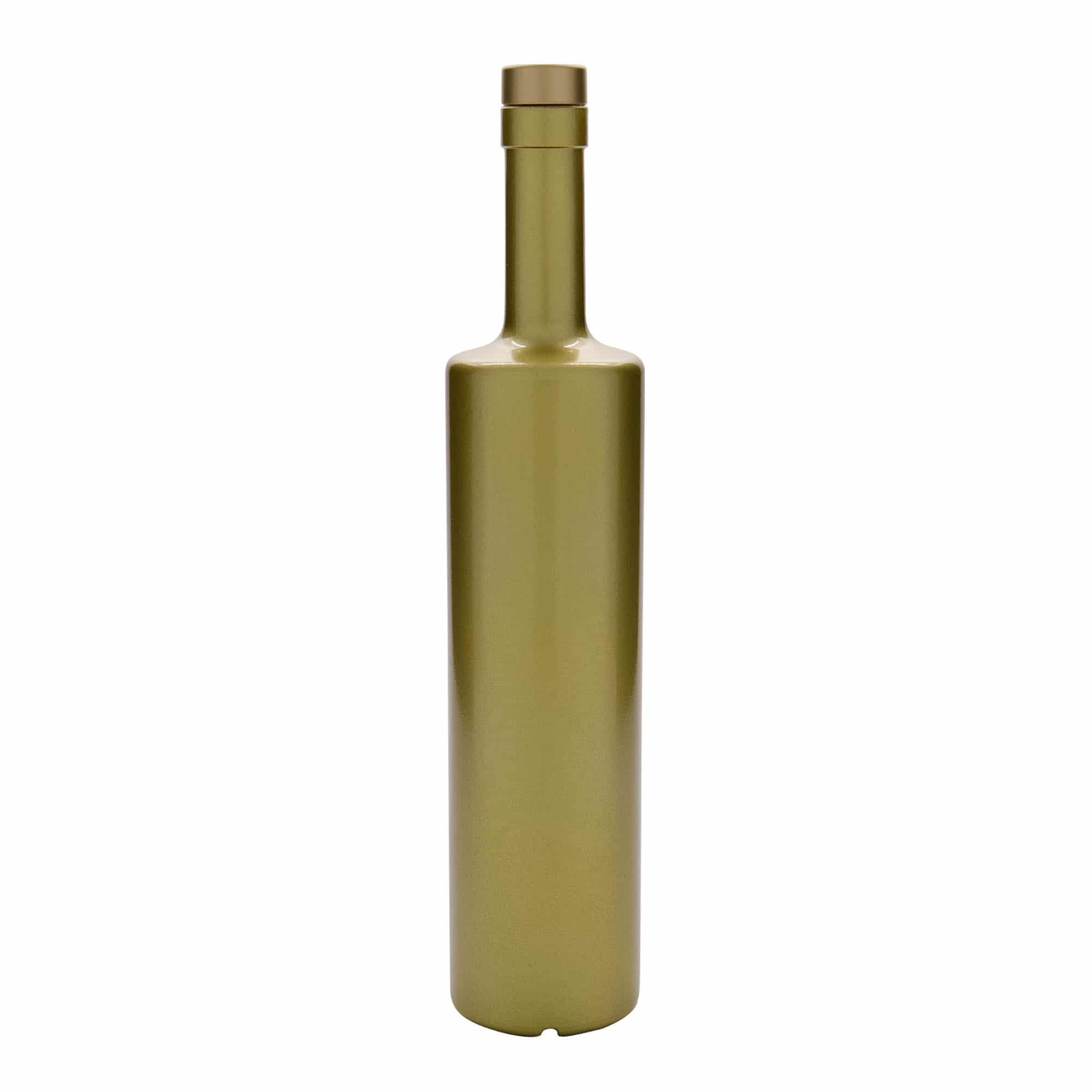 Skleněná lahev 700 ml 'Centurio', zlatá, uzávěr: korek