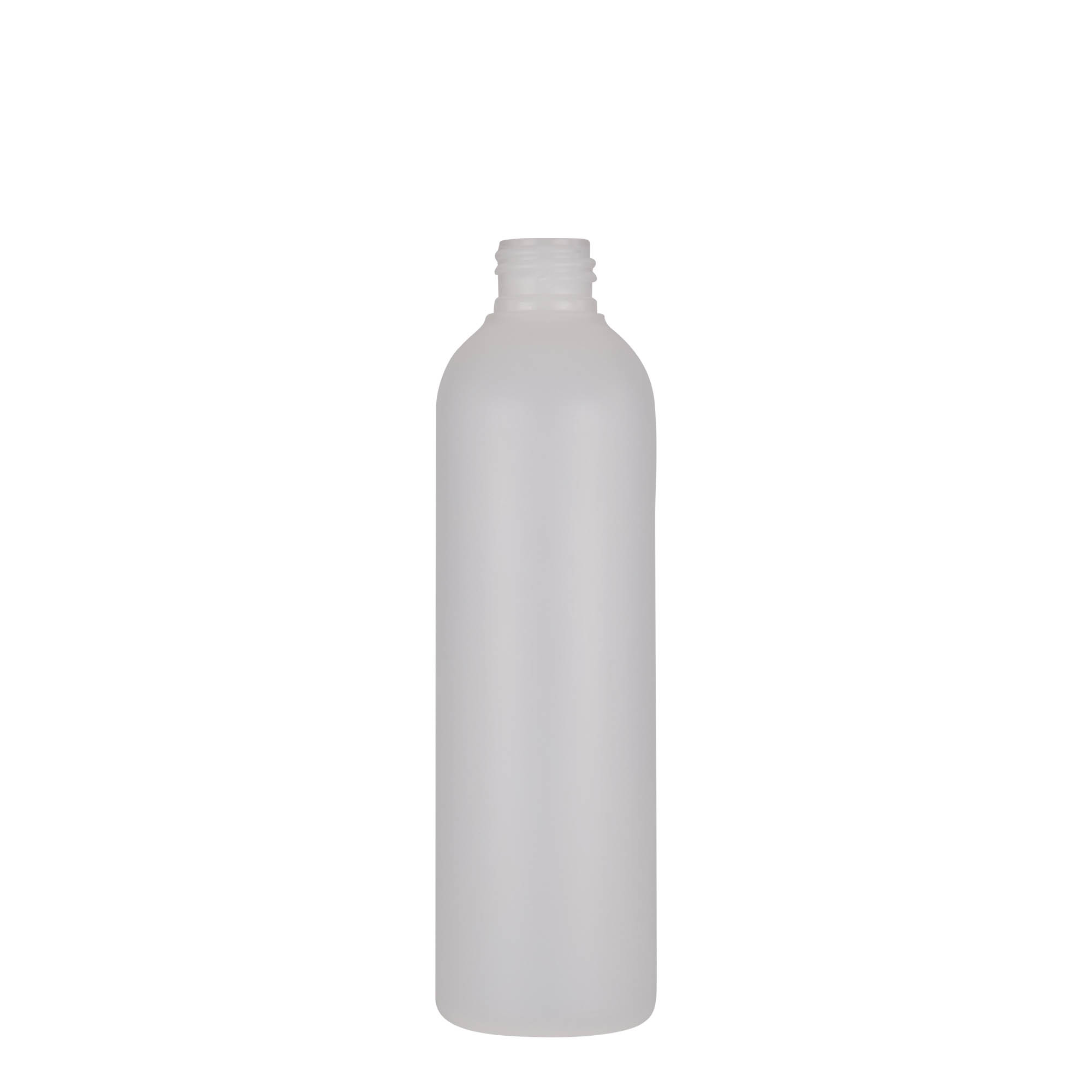 250 ml plastová láhev 'Tuffy', HDPE, přírodní, hrdlo: 24/410 250 ml plastová láhev 'Tuffy', HDPE, přírodní, hrdlo: 24/410