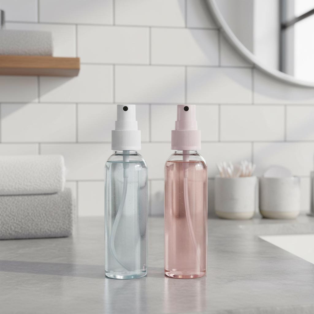 Uzávěr na šroub s rozprašovačem, PP plast, černý, pro hrdlo: 24/410 Uzávěr na šroub s rozprašovačem, PP plast, černý, pro hrdlo: 24/410