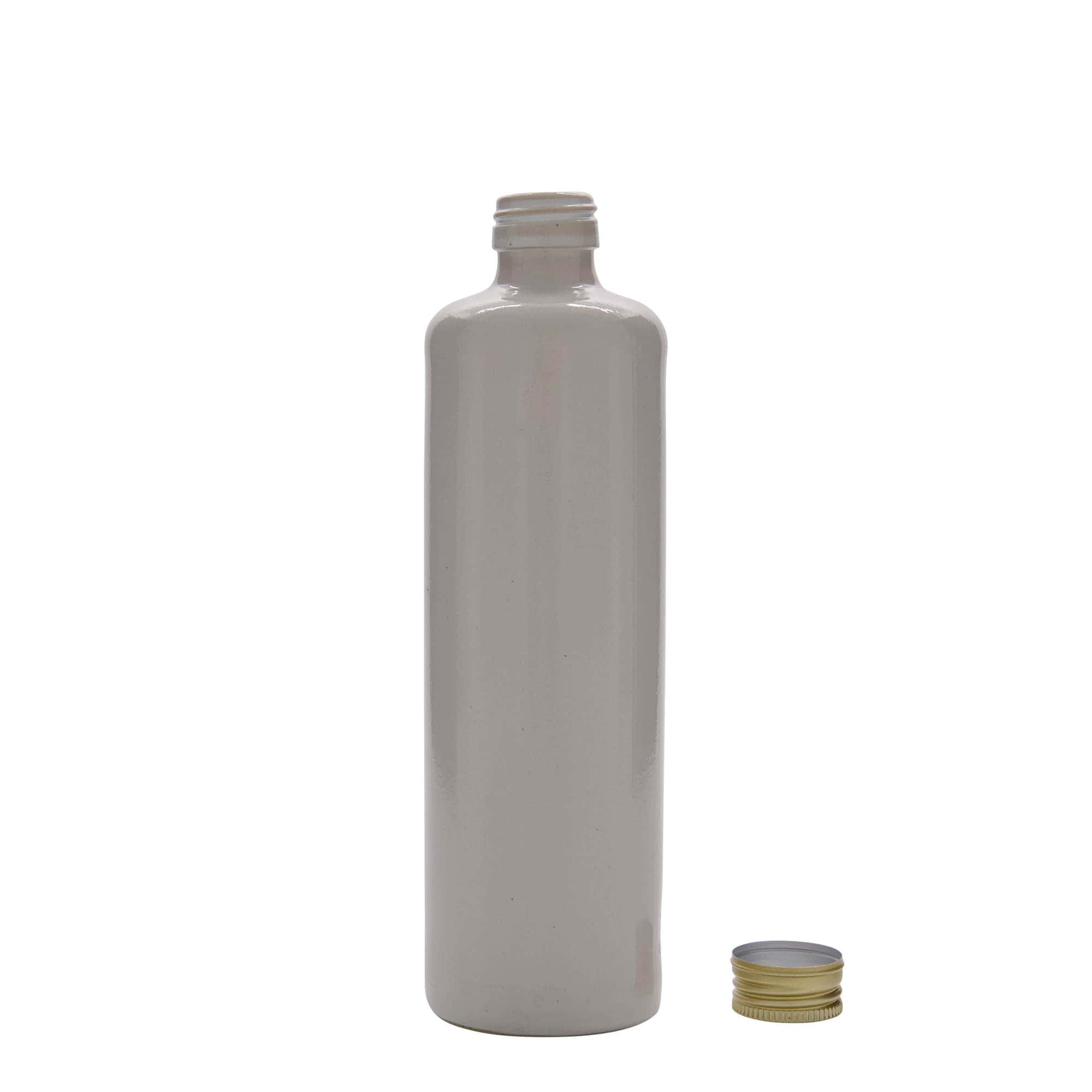 500 ml keramický džbán, kamenina, bílý, hrdlo: PP 31,5