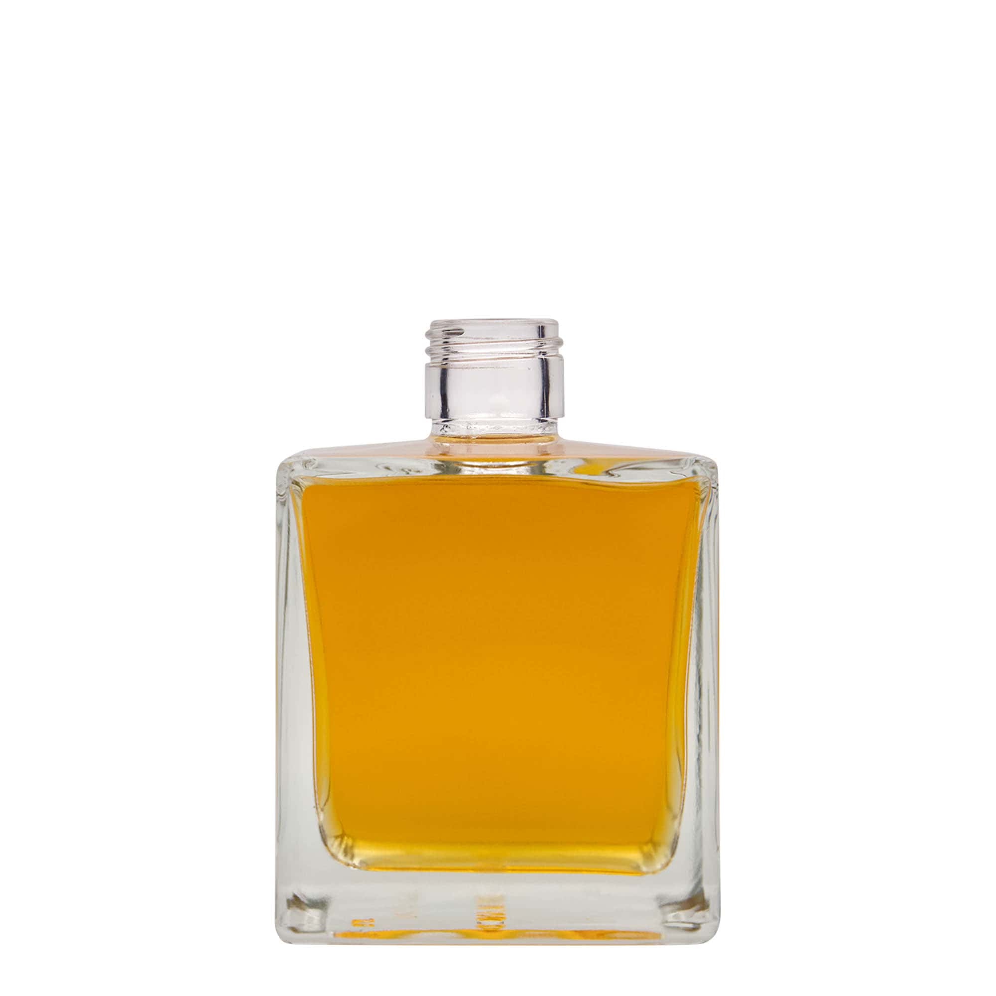 500 ml skleněná láhev 'Cube', čtvercová, hrdlo: PP 31,5